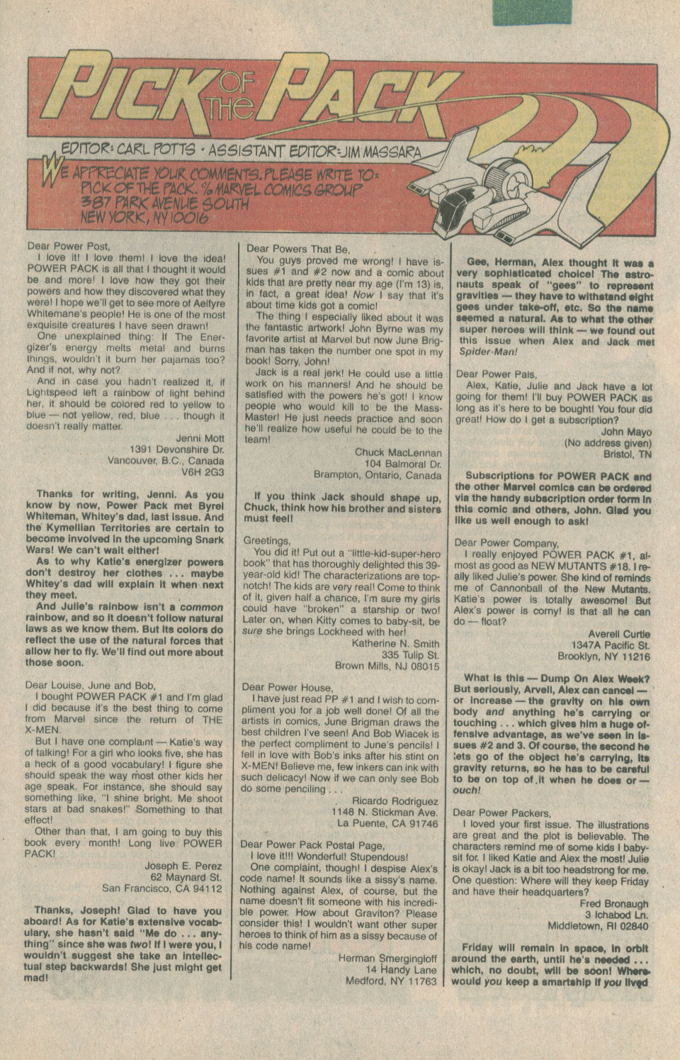 Read online Power Pack (1984) comic -  Issue #6 - 25