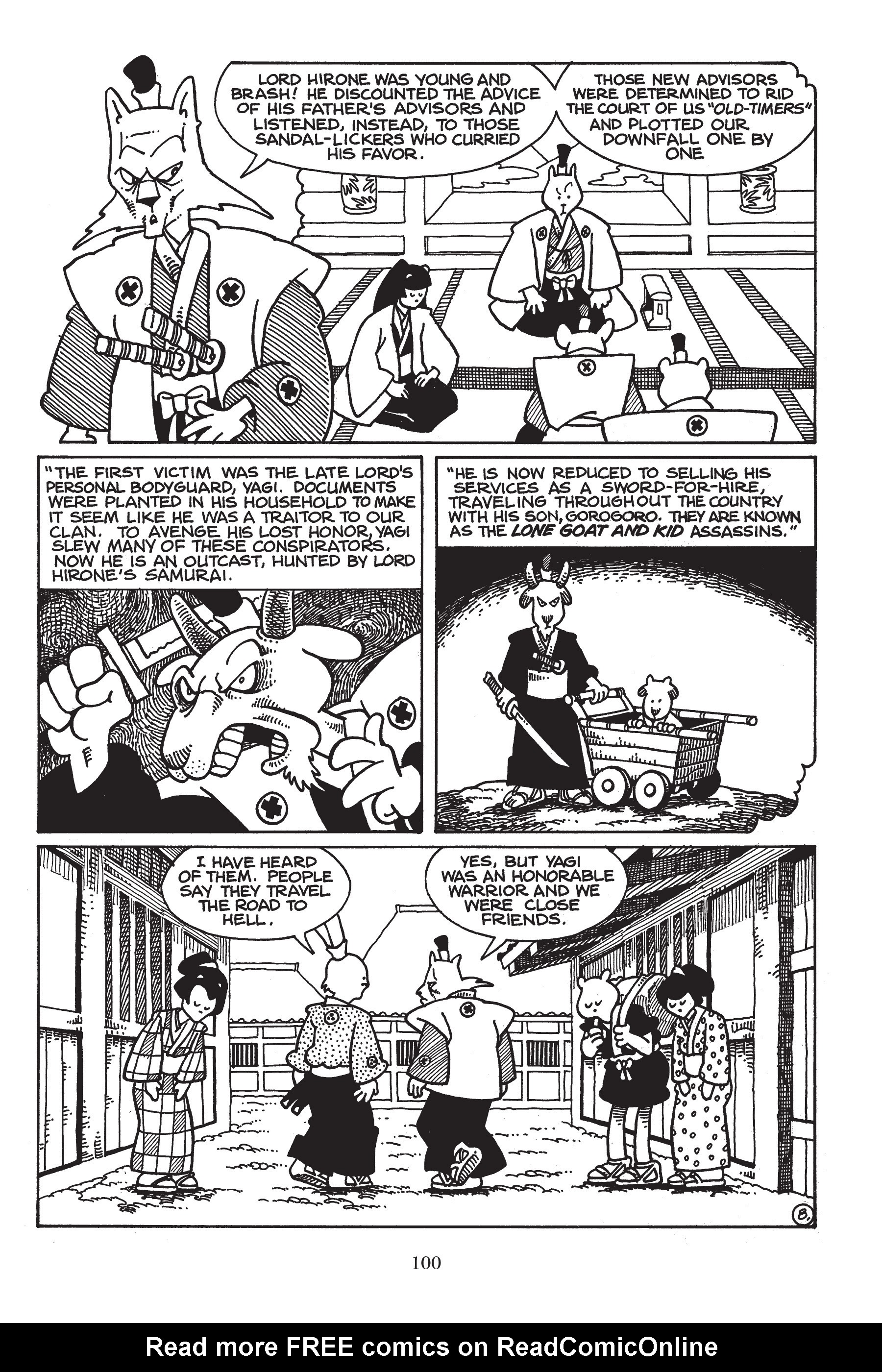 Read online Usagi Yojimbo (1987) comic -  Issue # _TPB 5 - 98