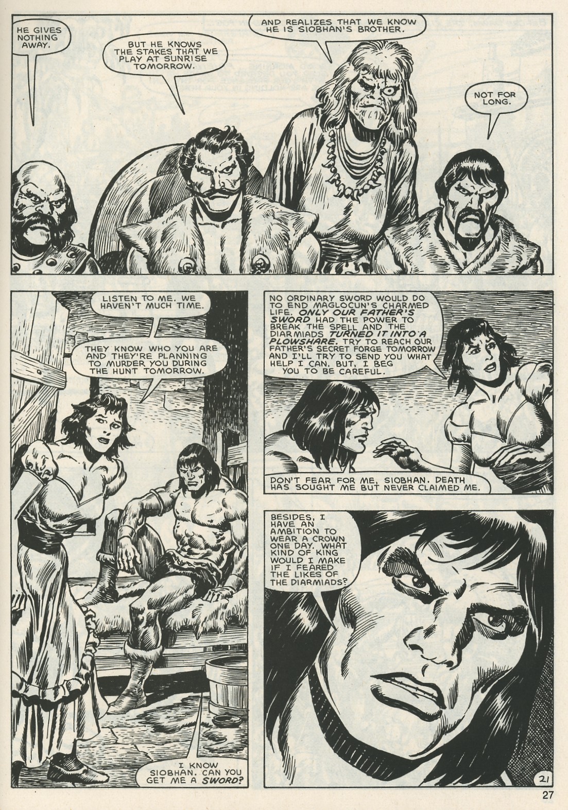 Read online The Savage Sword Of Conan comic -  Issue #119 - 26