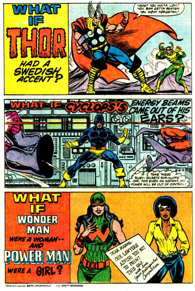Read online What If? (1977) comic -  Issue #34 - The Watcher were a stand up comedian - 18