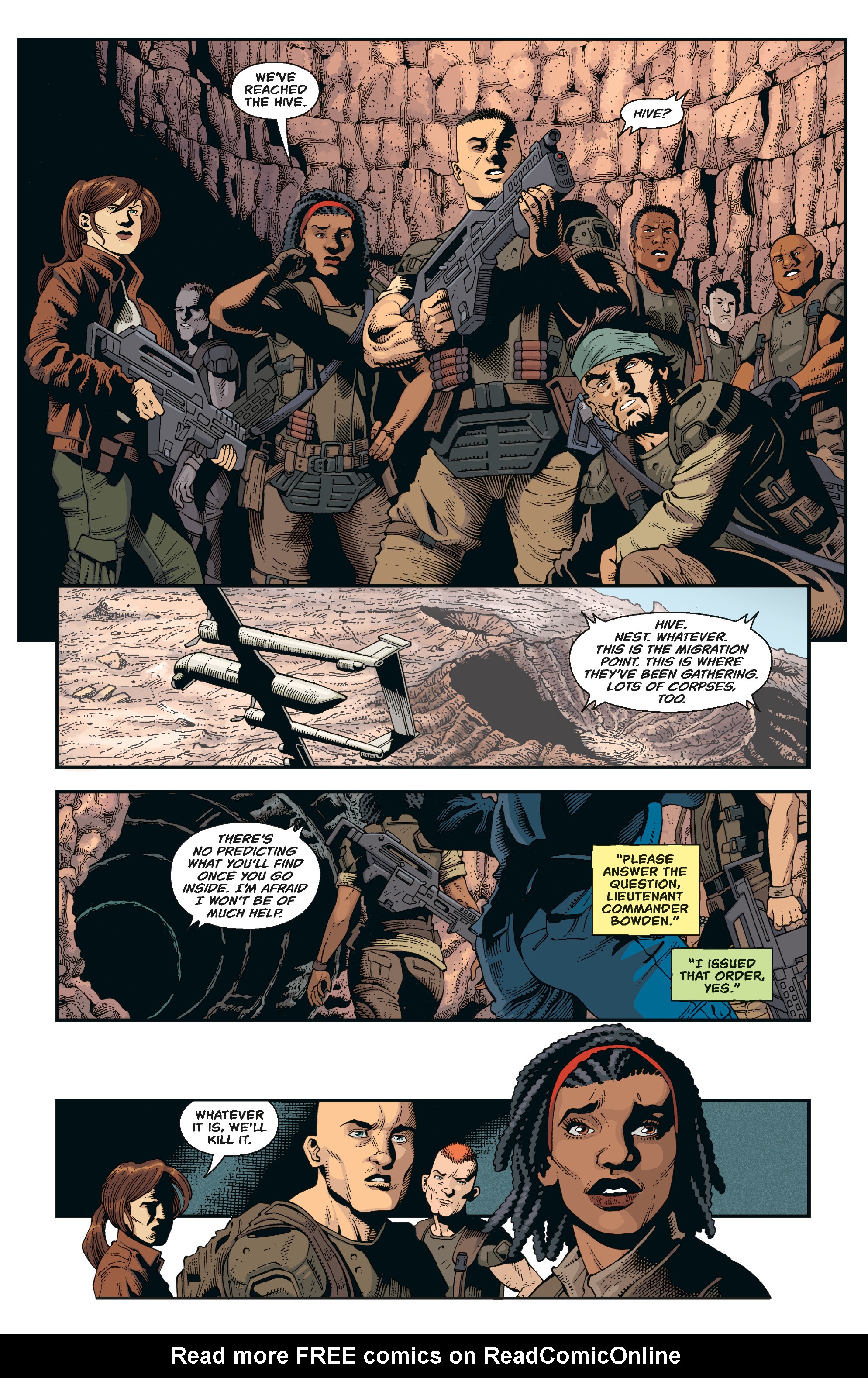Read online Aliens: Rescue comic -  Issue #4 - 5