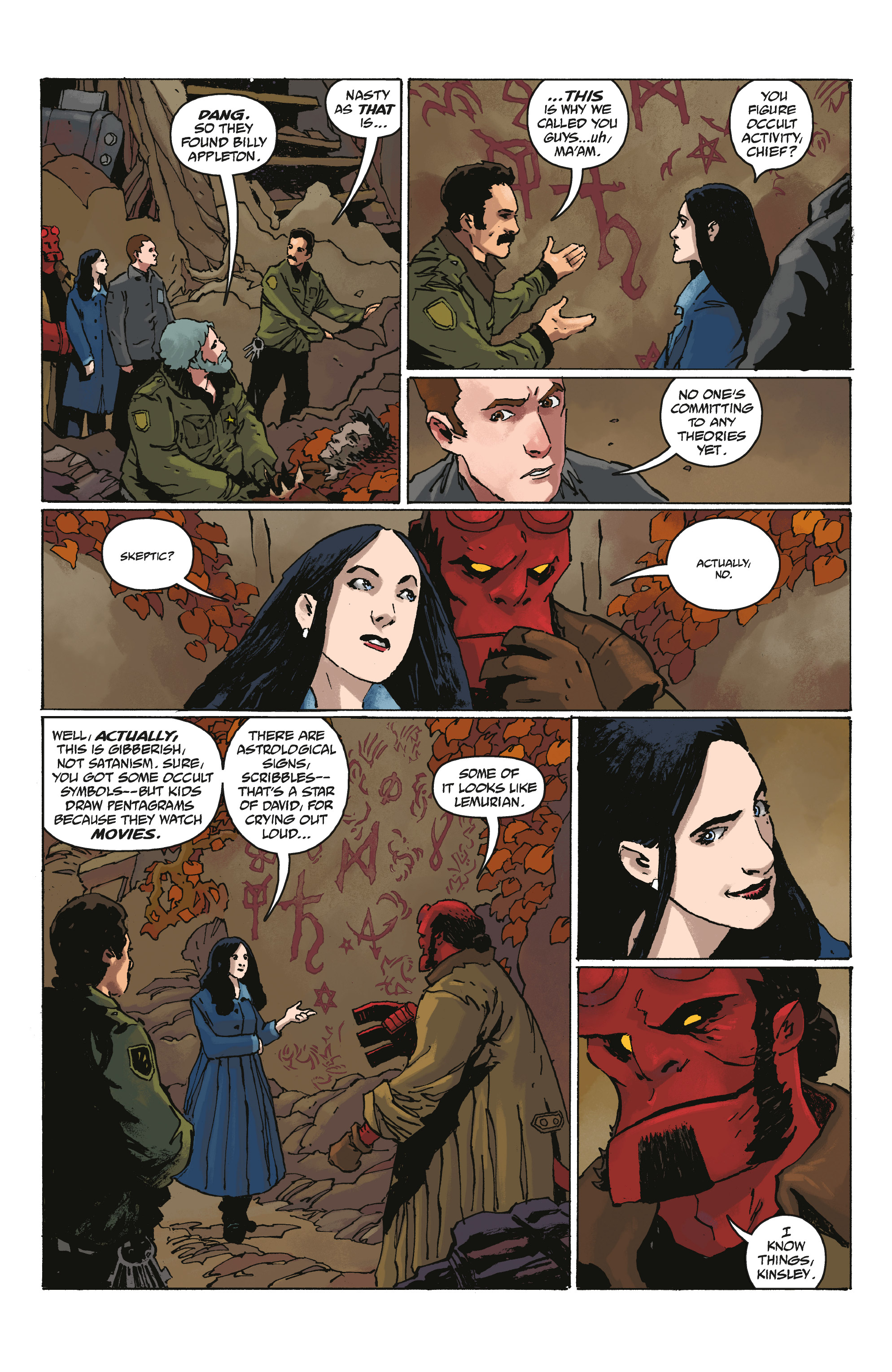 Read online Hellboy and the B.P.R.D.: Saturn Returns comic -  Issue #1 - 6