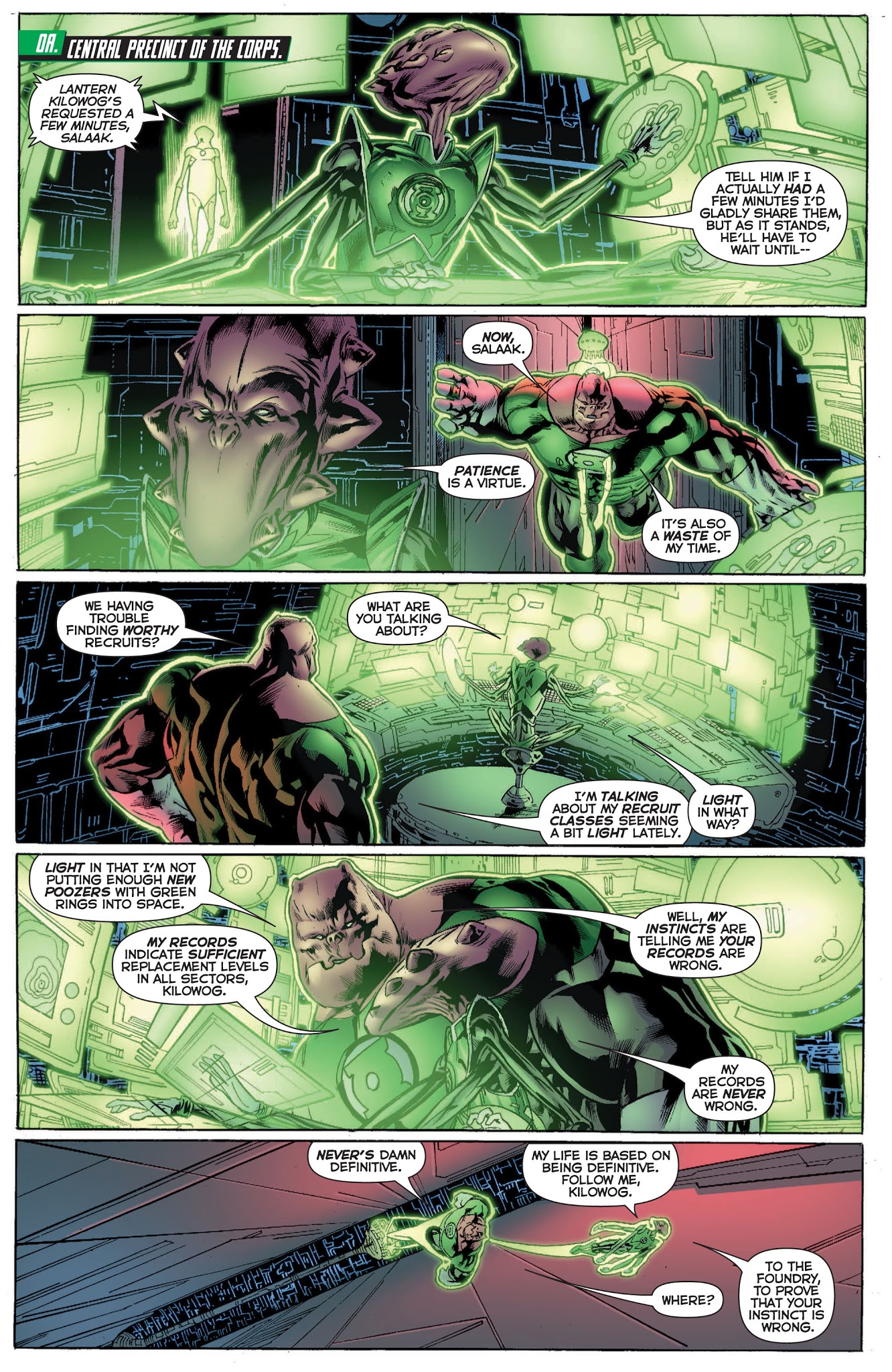 Read online Green Lantern: Rise of the Third Army comic -  Issue # TPB - 91