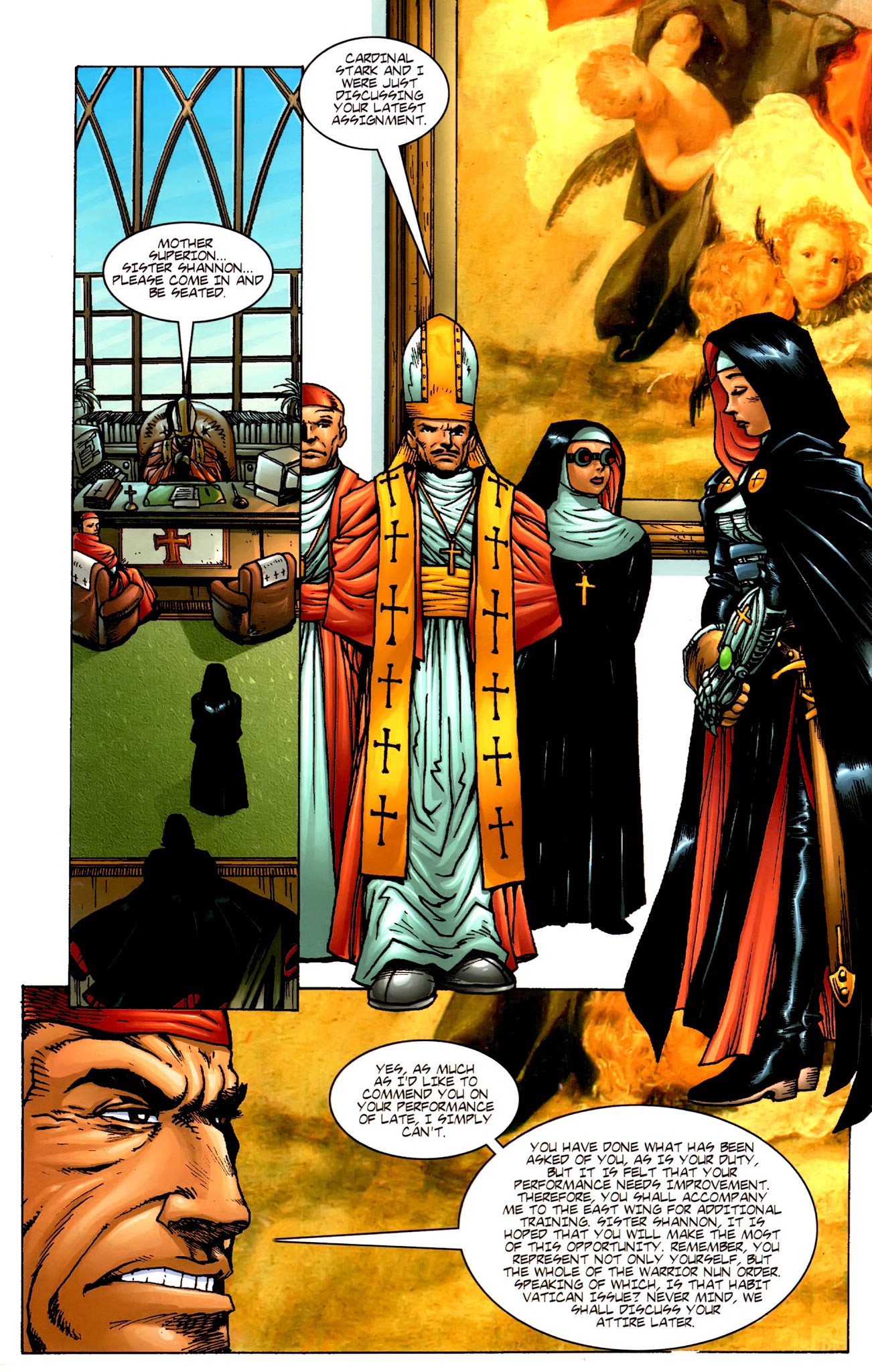 Read online Warrior Nun Areala (1999) comic -  Issue #1 - 17