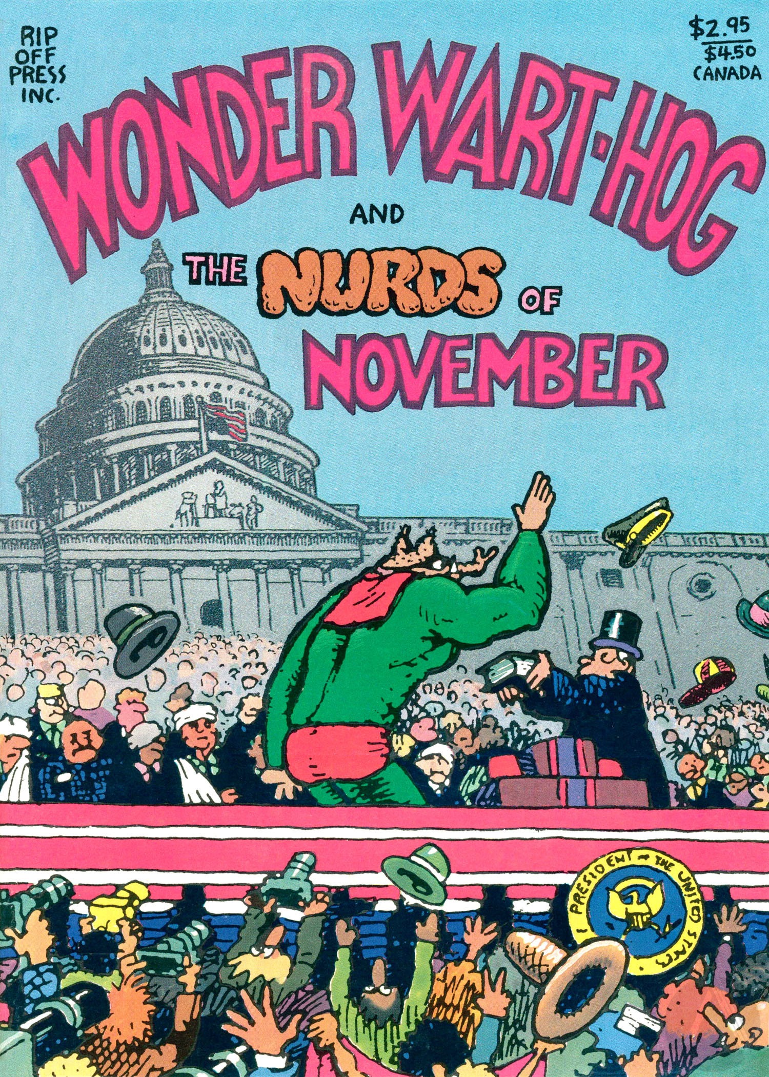 Wonder Wart-hog and the Nurds of November issue Full - Page 1