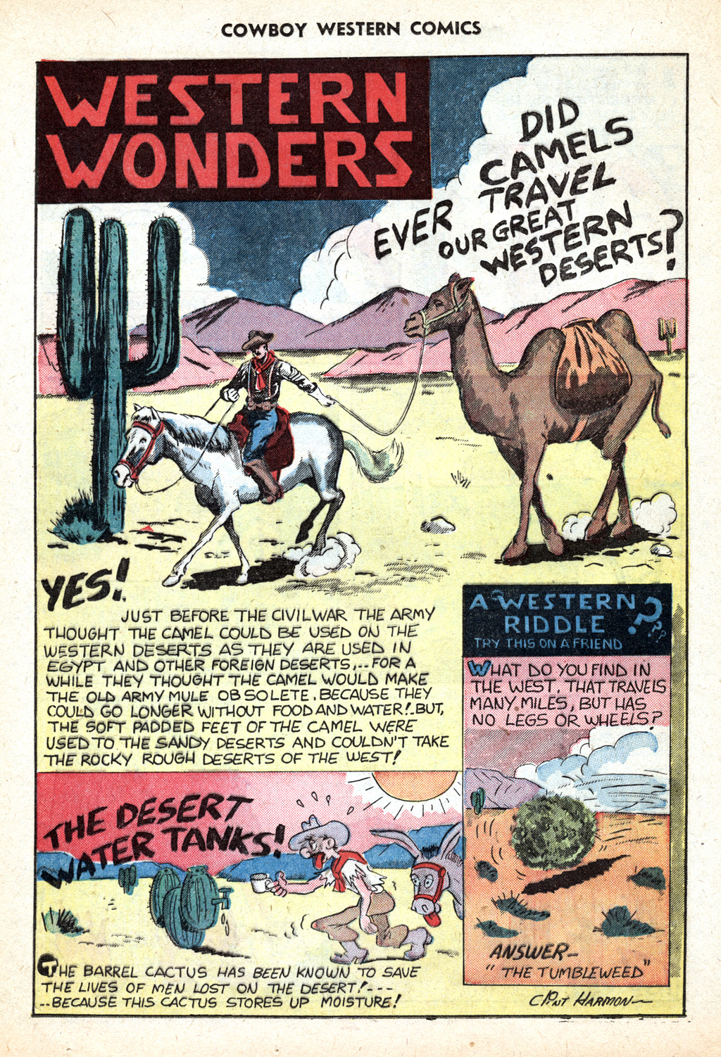 Read online Cowboy Western Comics (1948) comic -  Issue #32 - 24