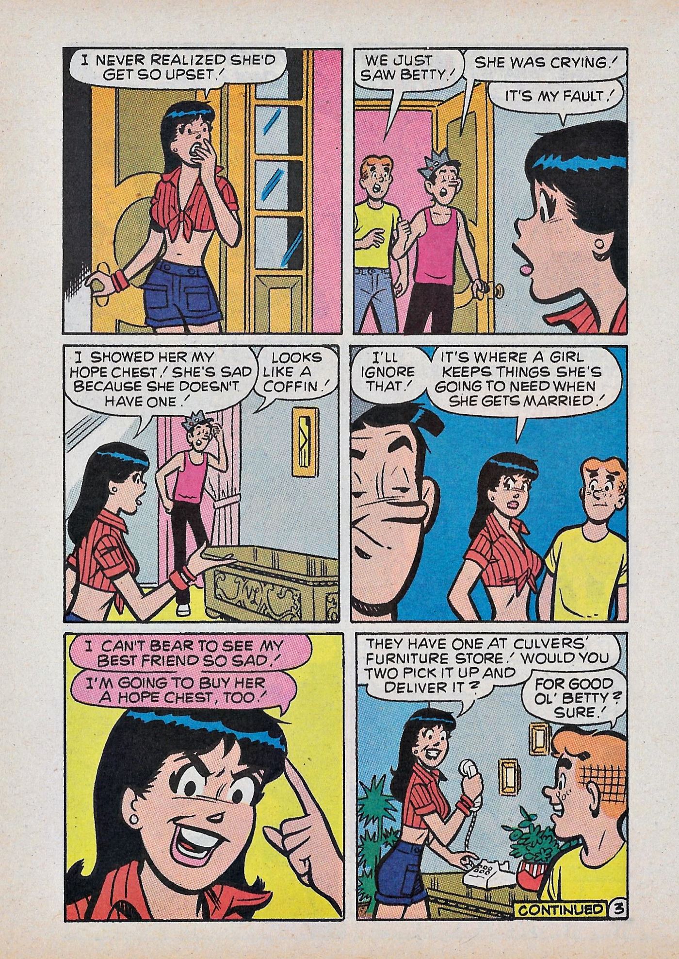 Read online Betty and Veronica Digest Magazine comic -  Issue #56 - 82