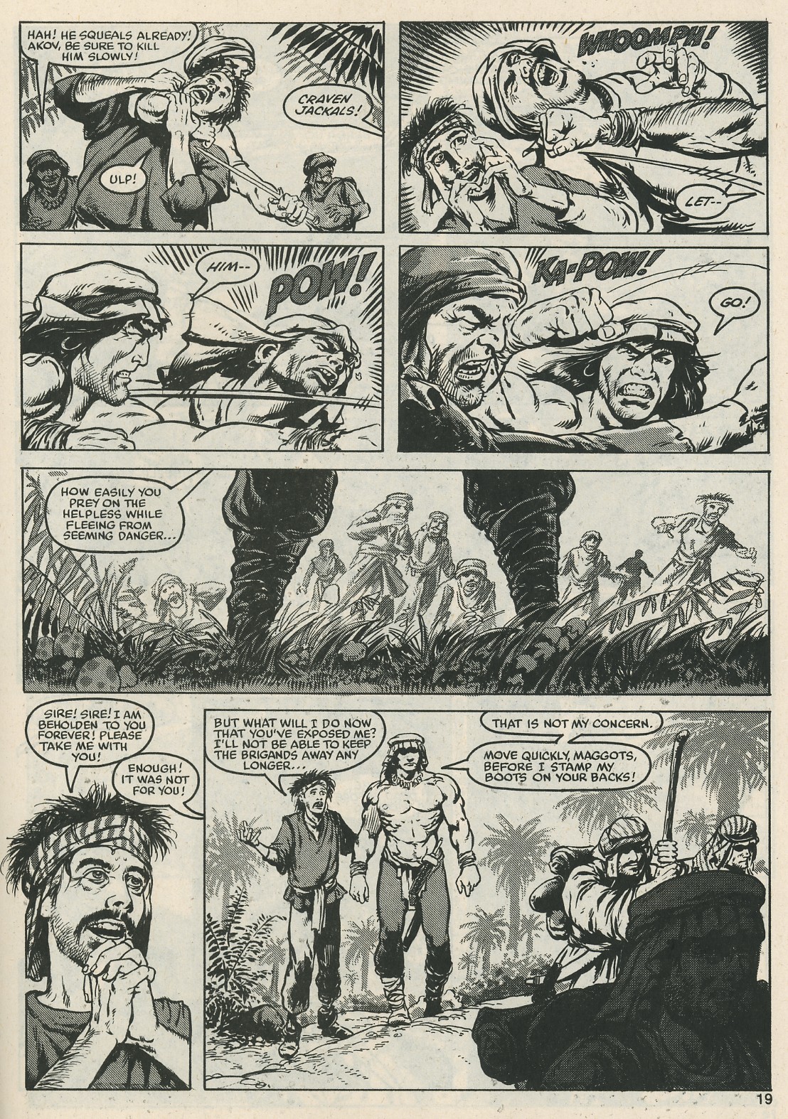 Read online The Savage Sword Of Conan comic -  Issue #117 - 18