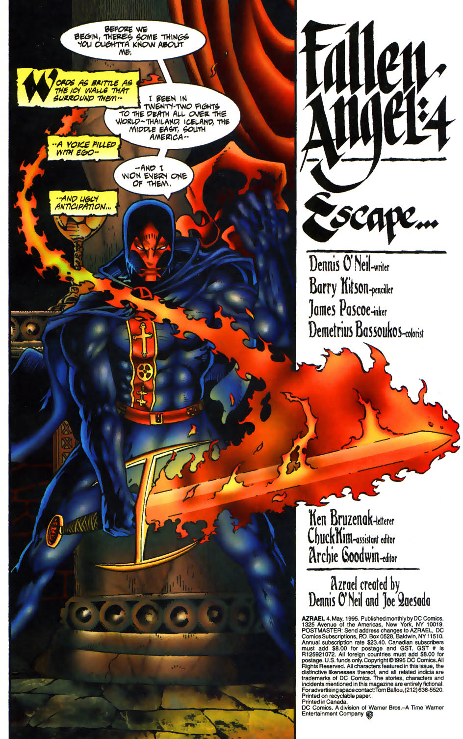 Read online Azrael (1995) comic -  Issue #4 - 2