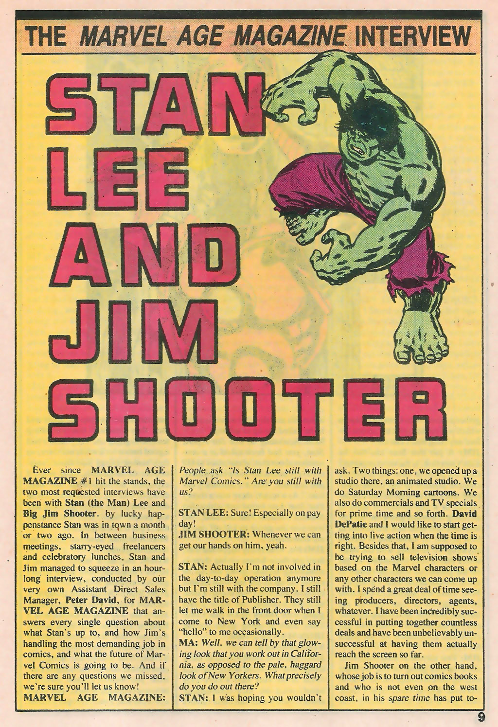 Read online Marvel Age comic -  Issue #8 - 11