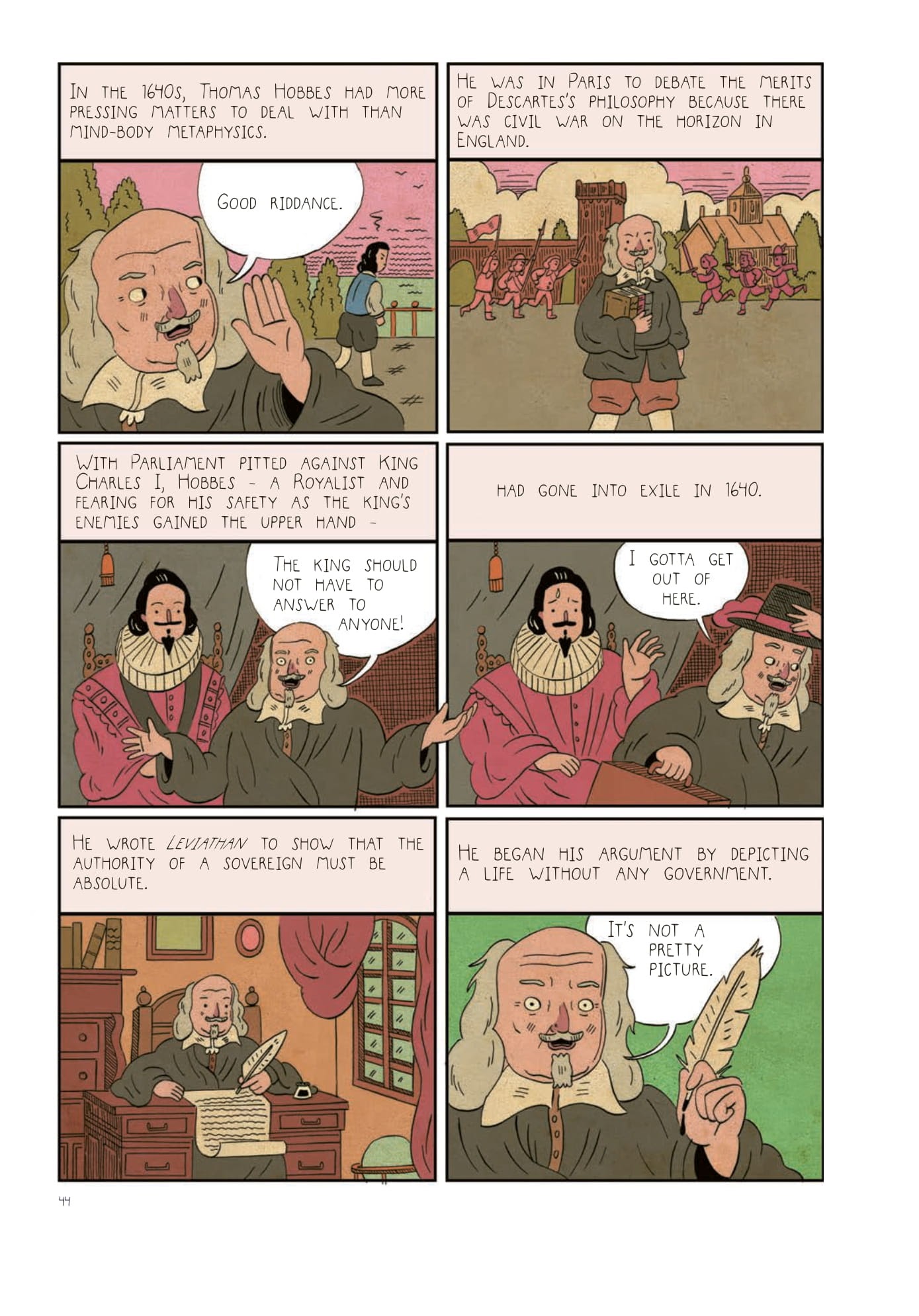 Read online Heretics!: The Wondrous (and Dangerous) Beginnings of Modern Philosophy comic -  Issue # TPB (Part 1) - 45