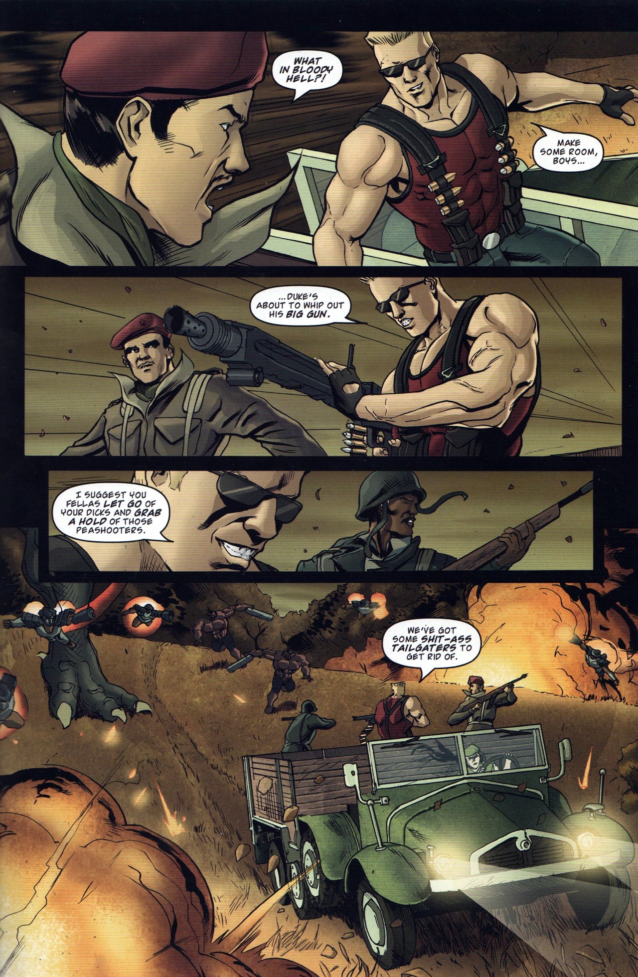 Read online Duke Nukem: Glorious Bastard comic -  Issue #3 - 12