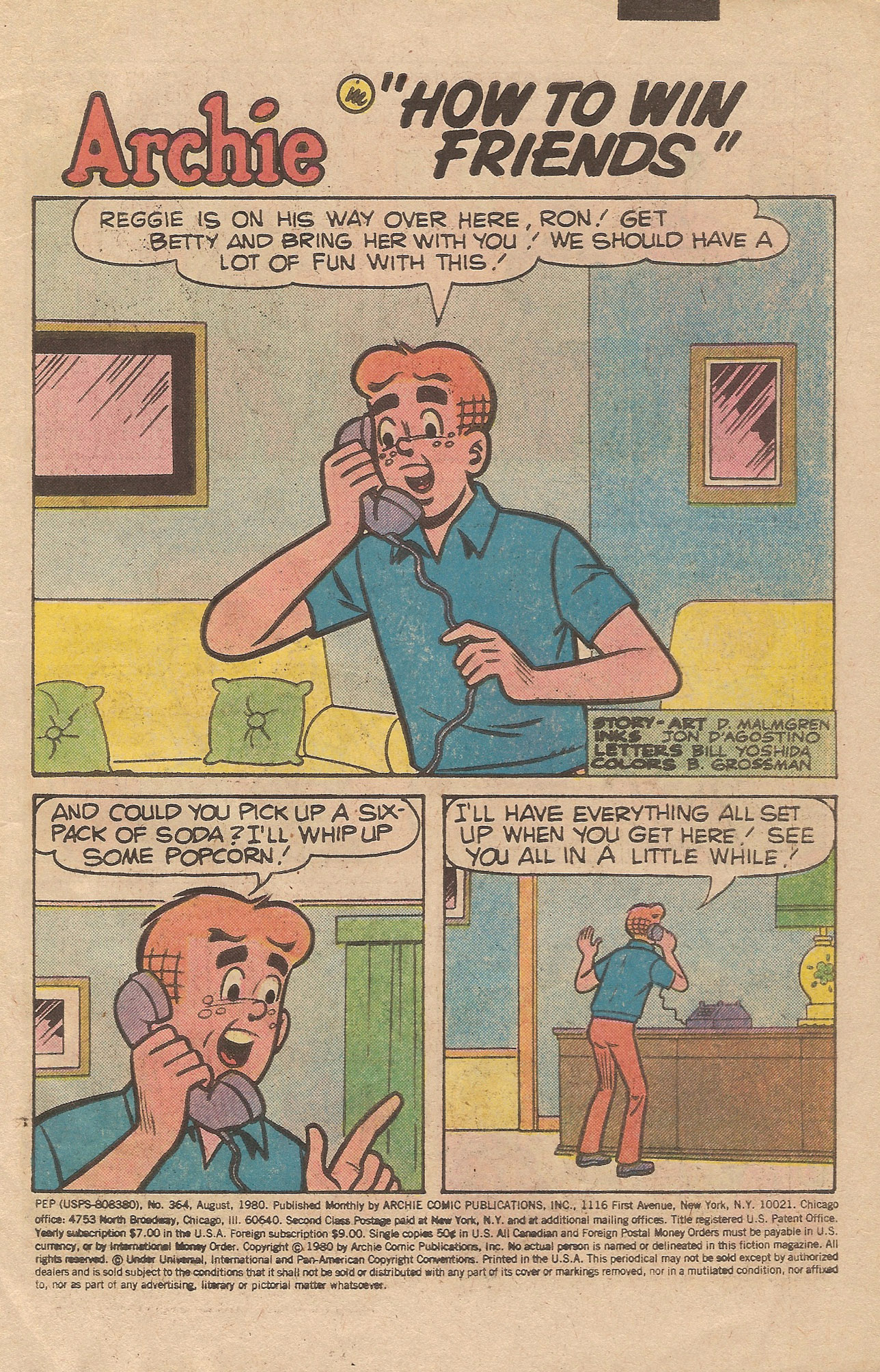 Read online Pep Comics comic -  Issue #364 - 3