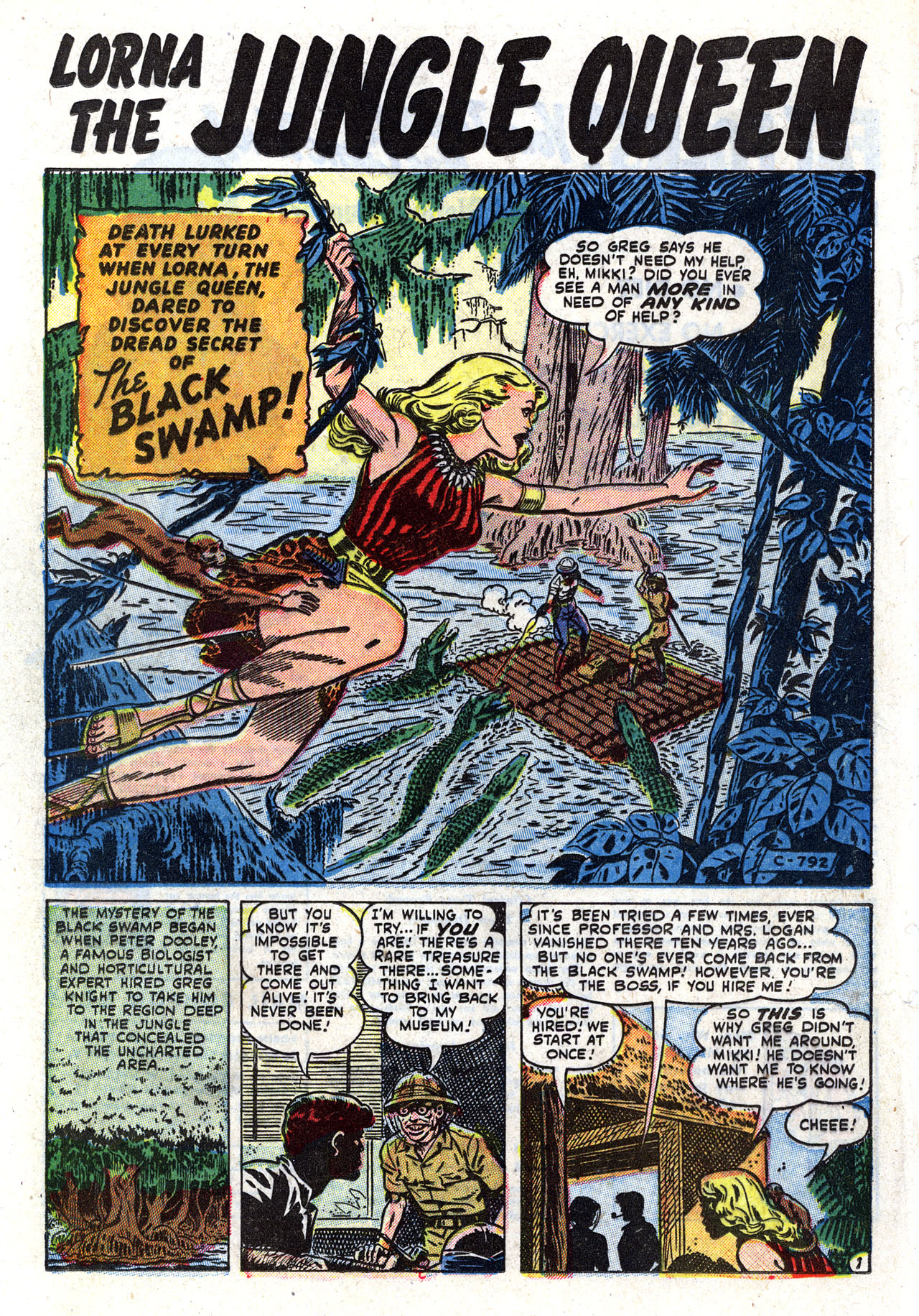 Read online Lorna, The Jungle Queen comic -  Issue #2 - 12