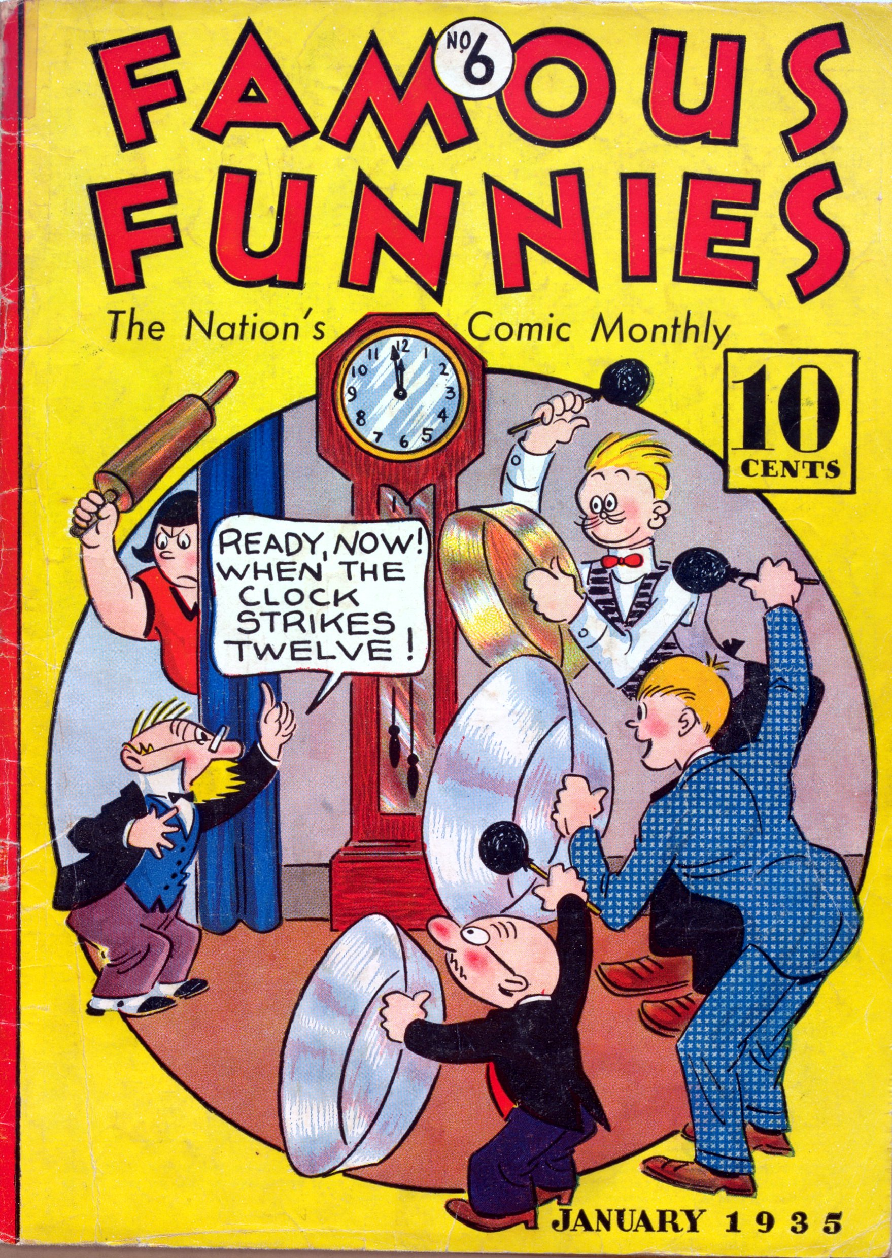 Read online Famous Funnies comic -  Issue #6 - 1