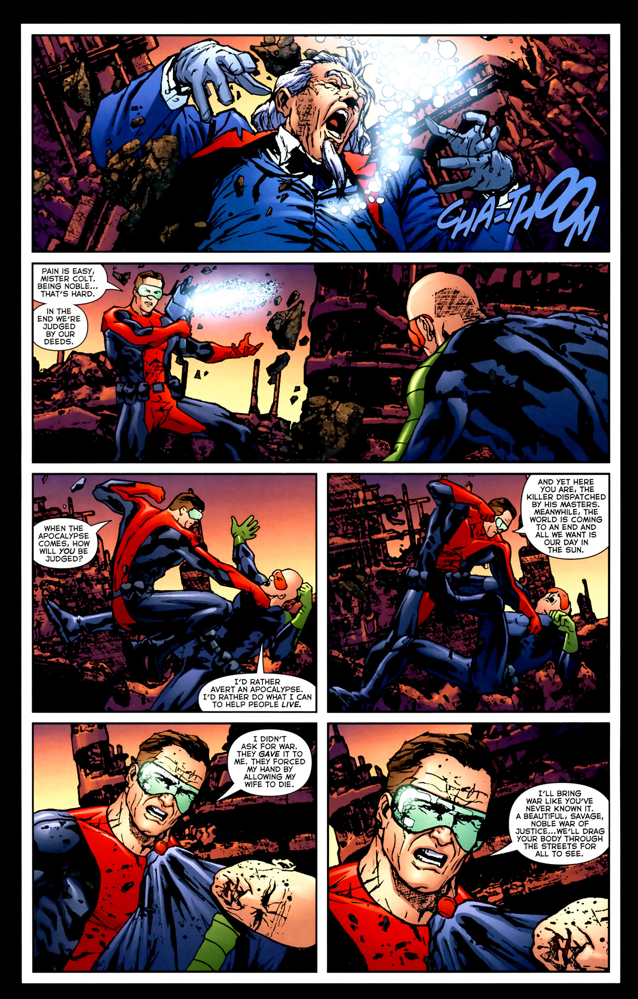 Read online Uncle Sam and the Freedom Fighters (2007) comic -  Issue #4 - 5