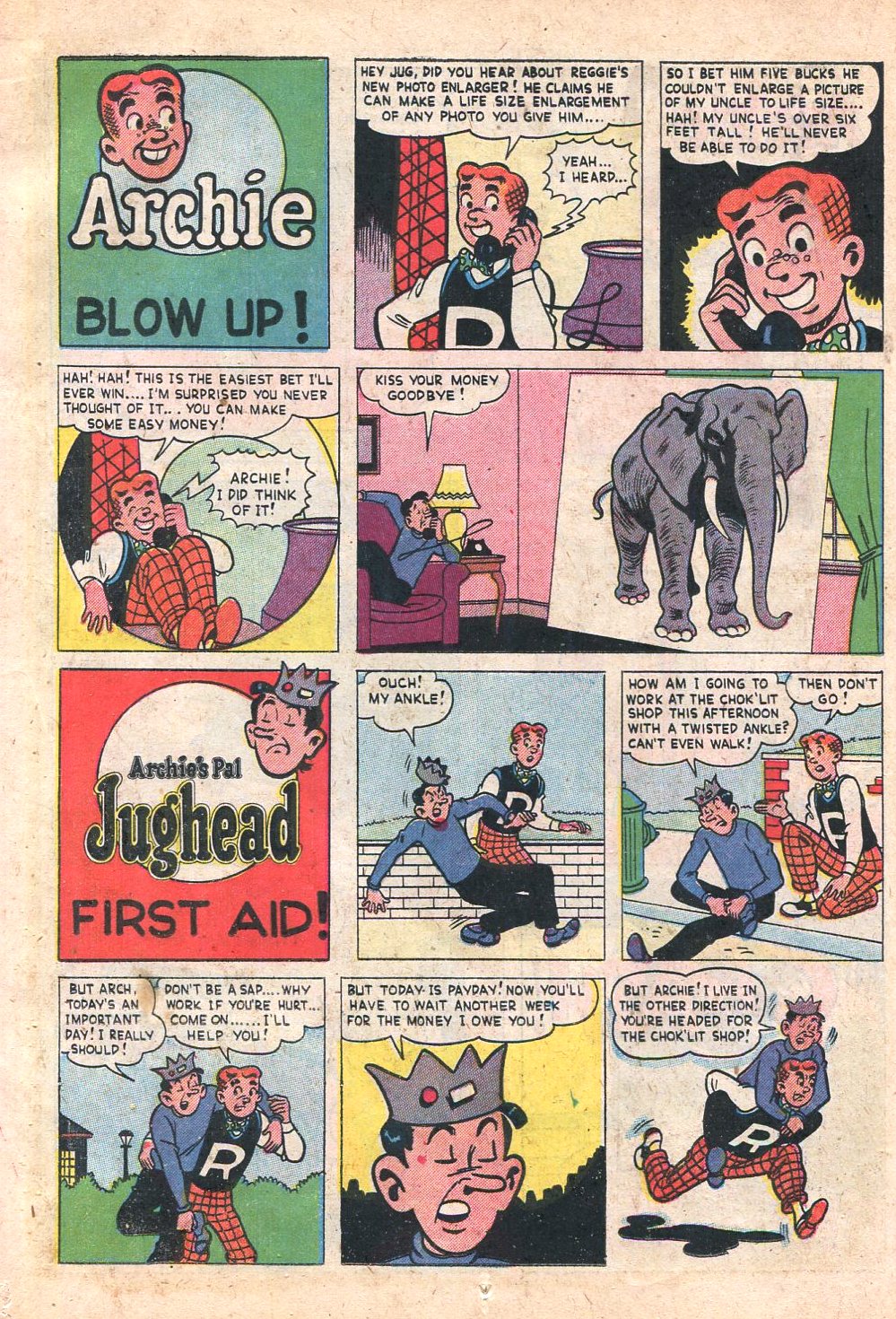 Read online Archie's Joke Book Magazine comic -  Issue #1 - 16