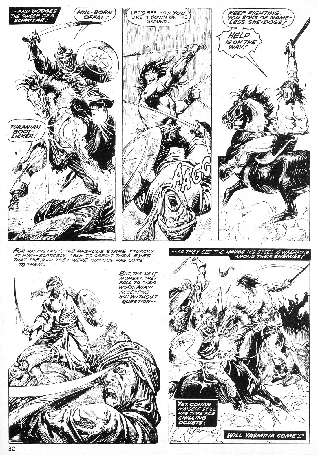 Read online The Savage Sword Of Conan comic -  Issue #19 - 32