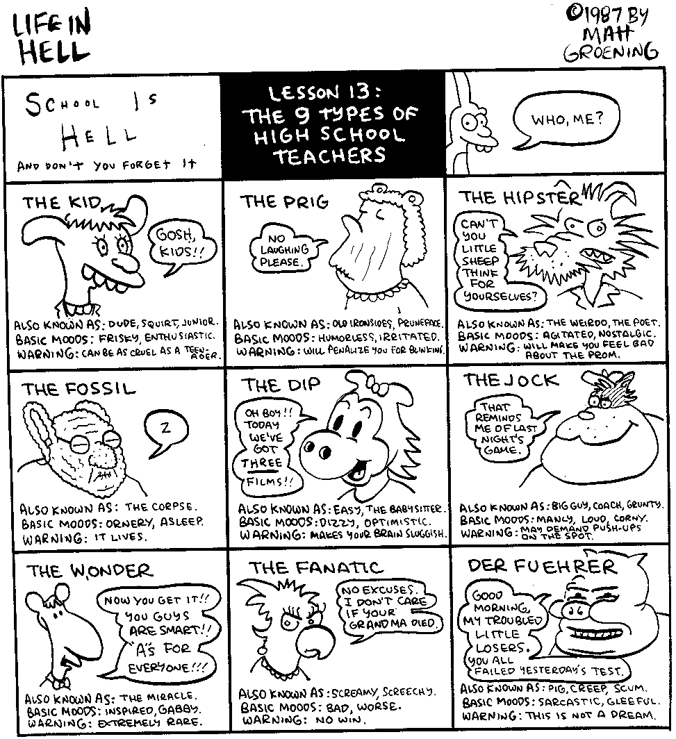 Read online Life In Hell comic -  Issue # TPB School Is Hell - 17