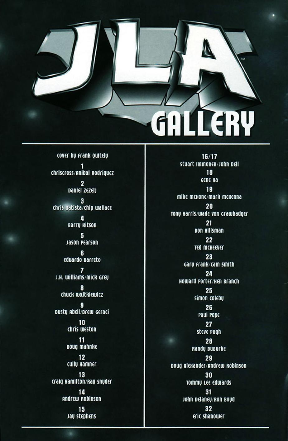 Read online JLA Gallery comic -  Issue # Full - 2