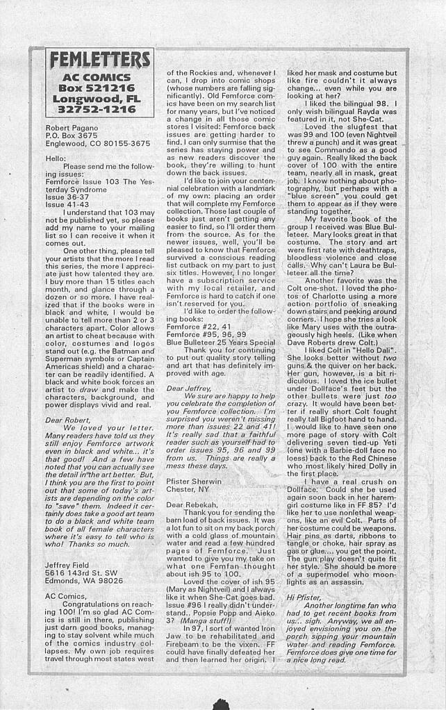 Read online Femforce comic -  Issue #103 - 27