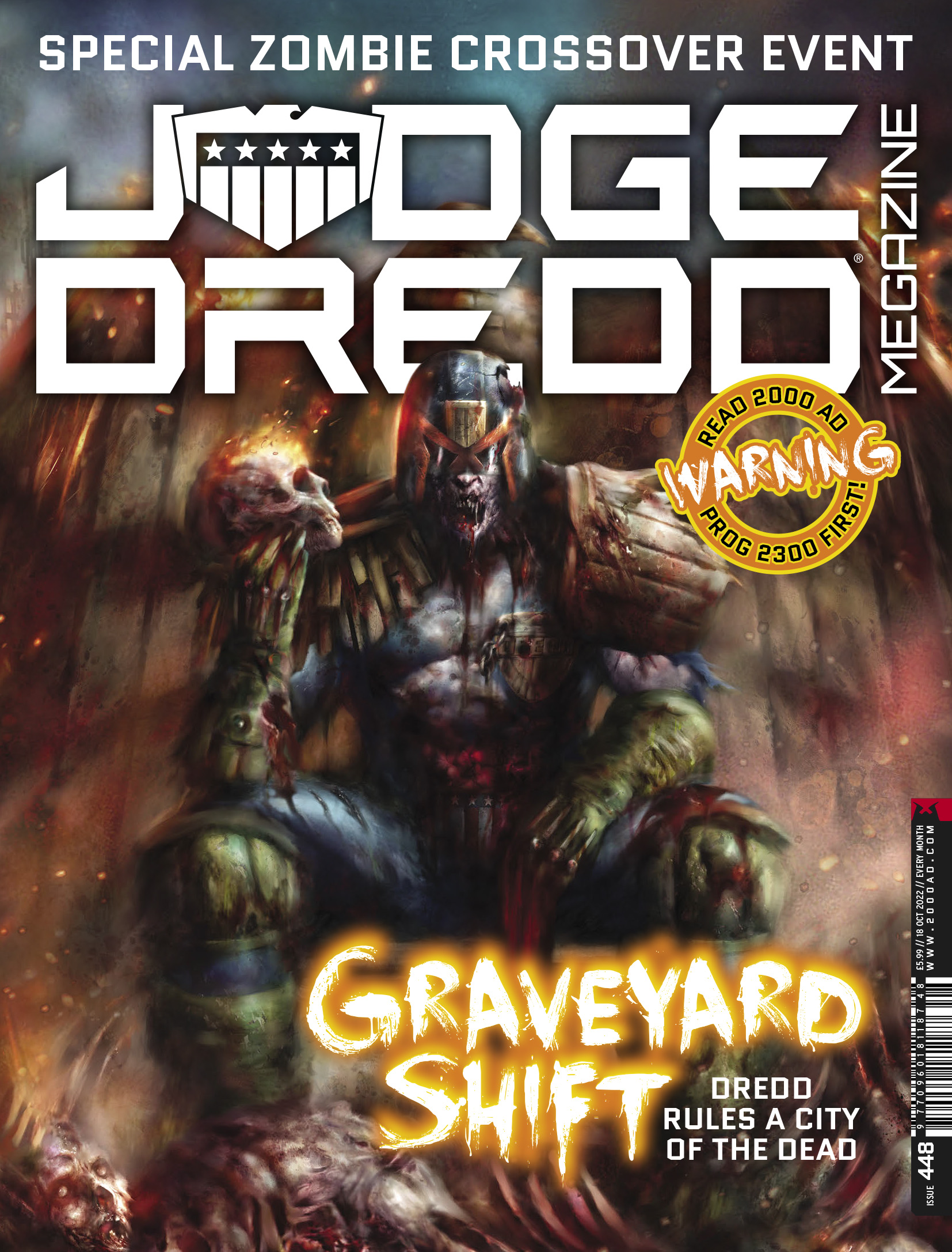 Read online Judge Dredd Megazine (Vol. 5) comic -  Issue #448 - 1