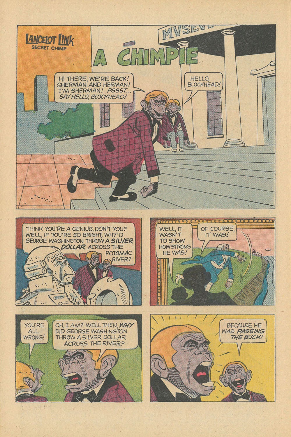Read online Lancelot Link Secret Chimp comic -  Issue #8 - 10