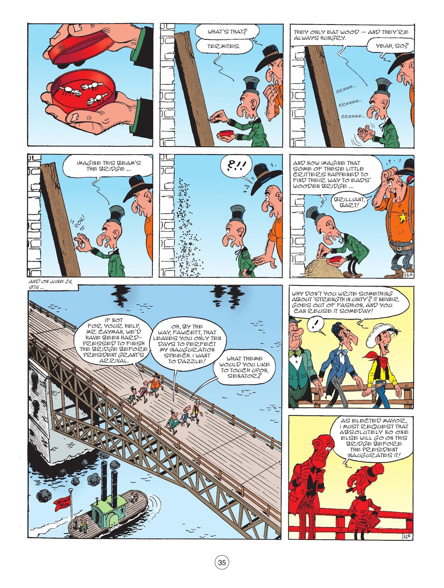 Read online A Lucky Luke Adventure comic -  Issue #68 - 36