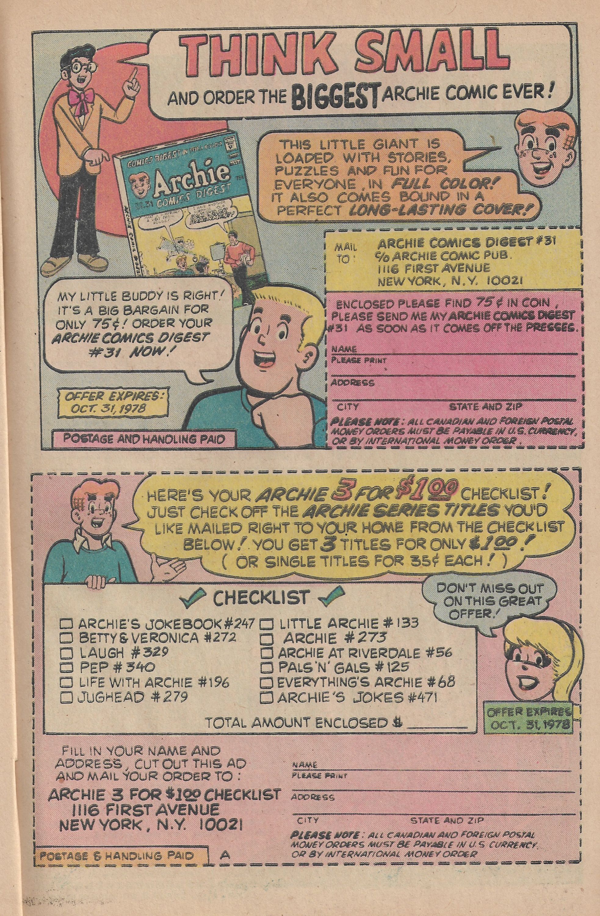 Read online Archie's TV Laugh-Out comic -  Issue #59 - 27