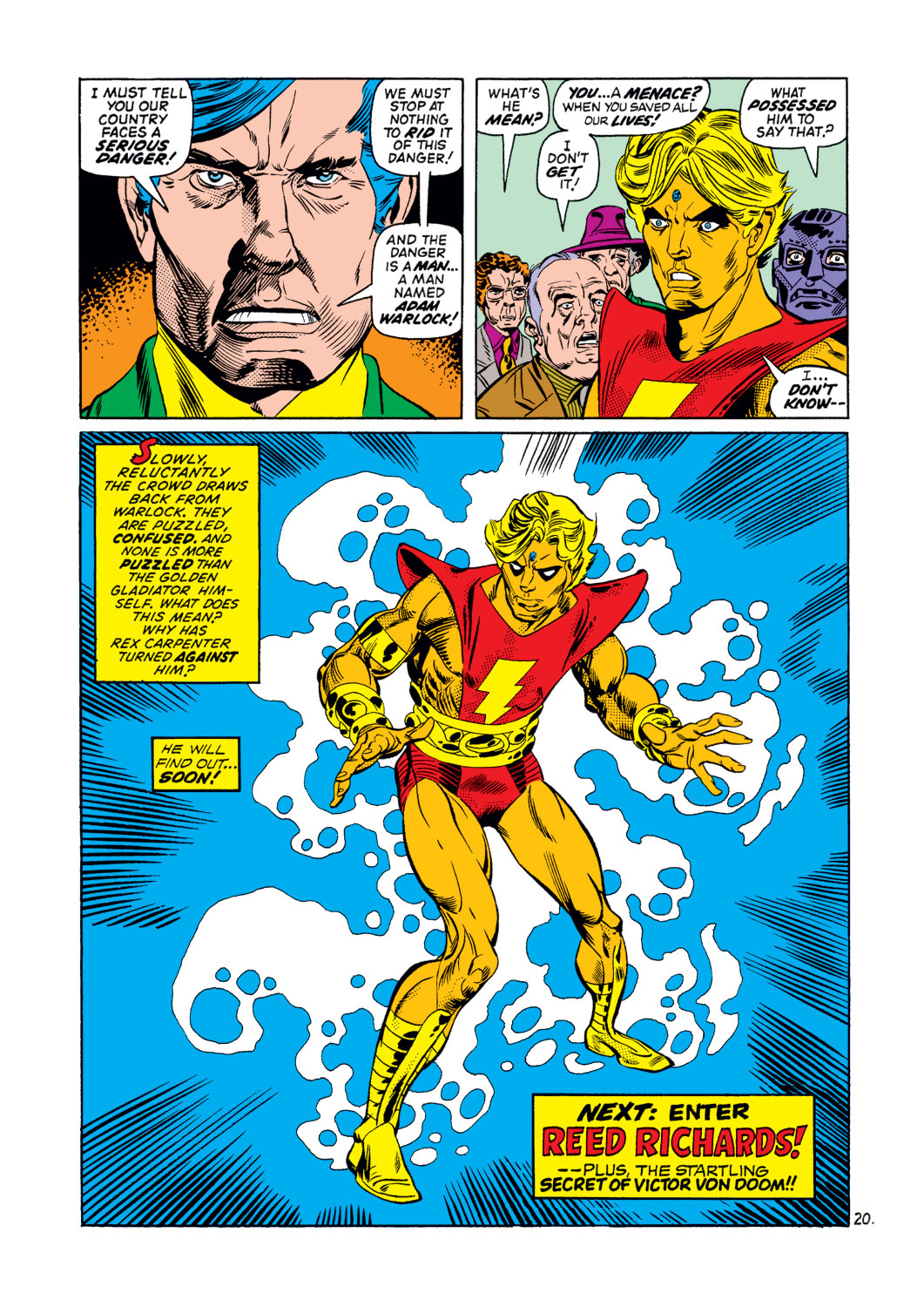 Read online Warlock (1972) comic -  Issue #5 - 21