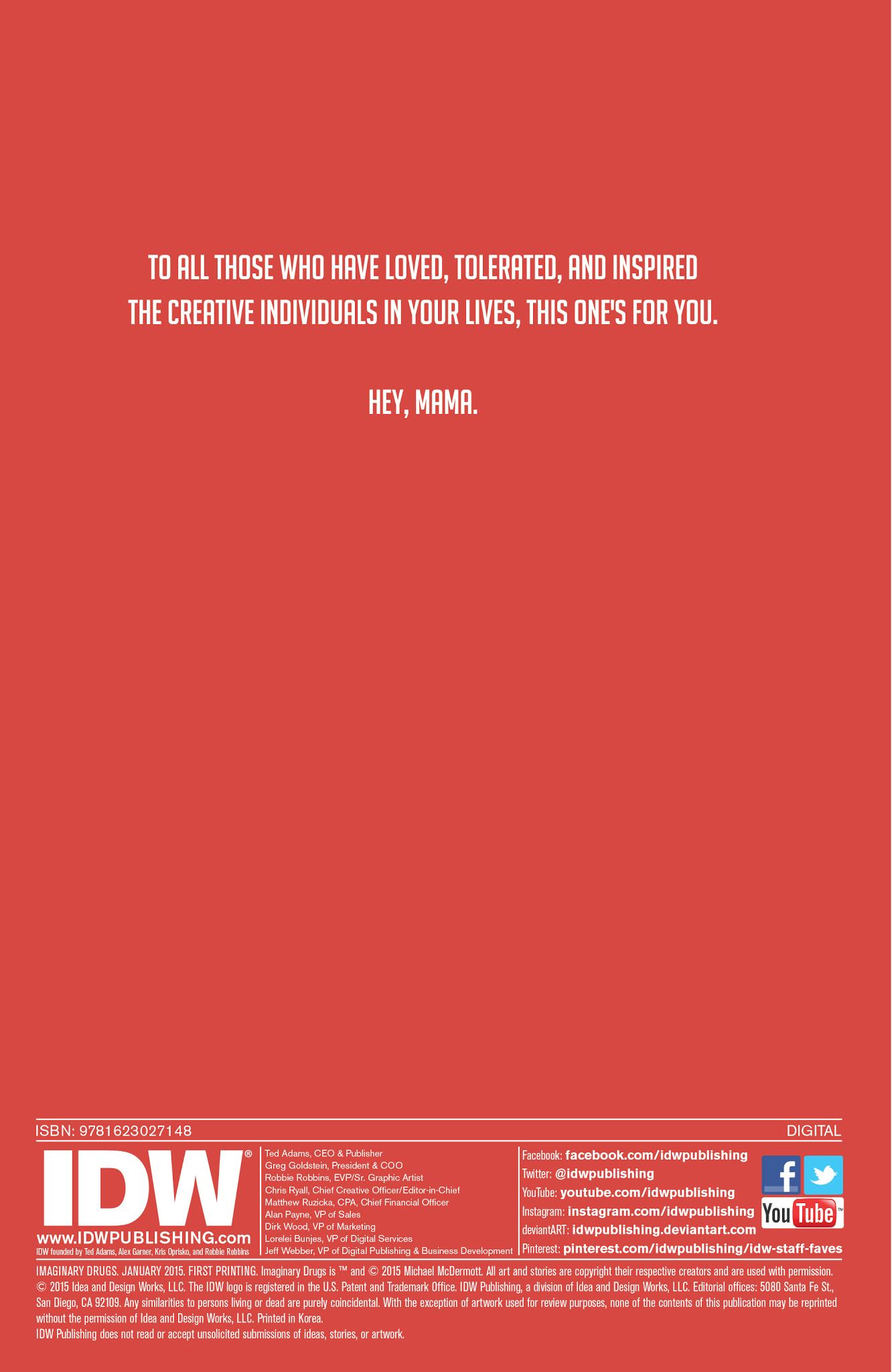 Read online Imaginary Drugs comic -  Issue # TPB (Part 1) - 3