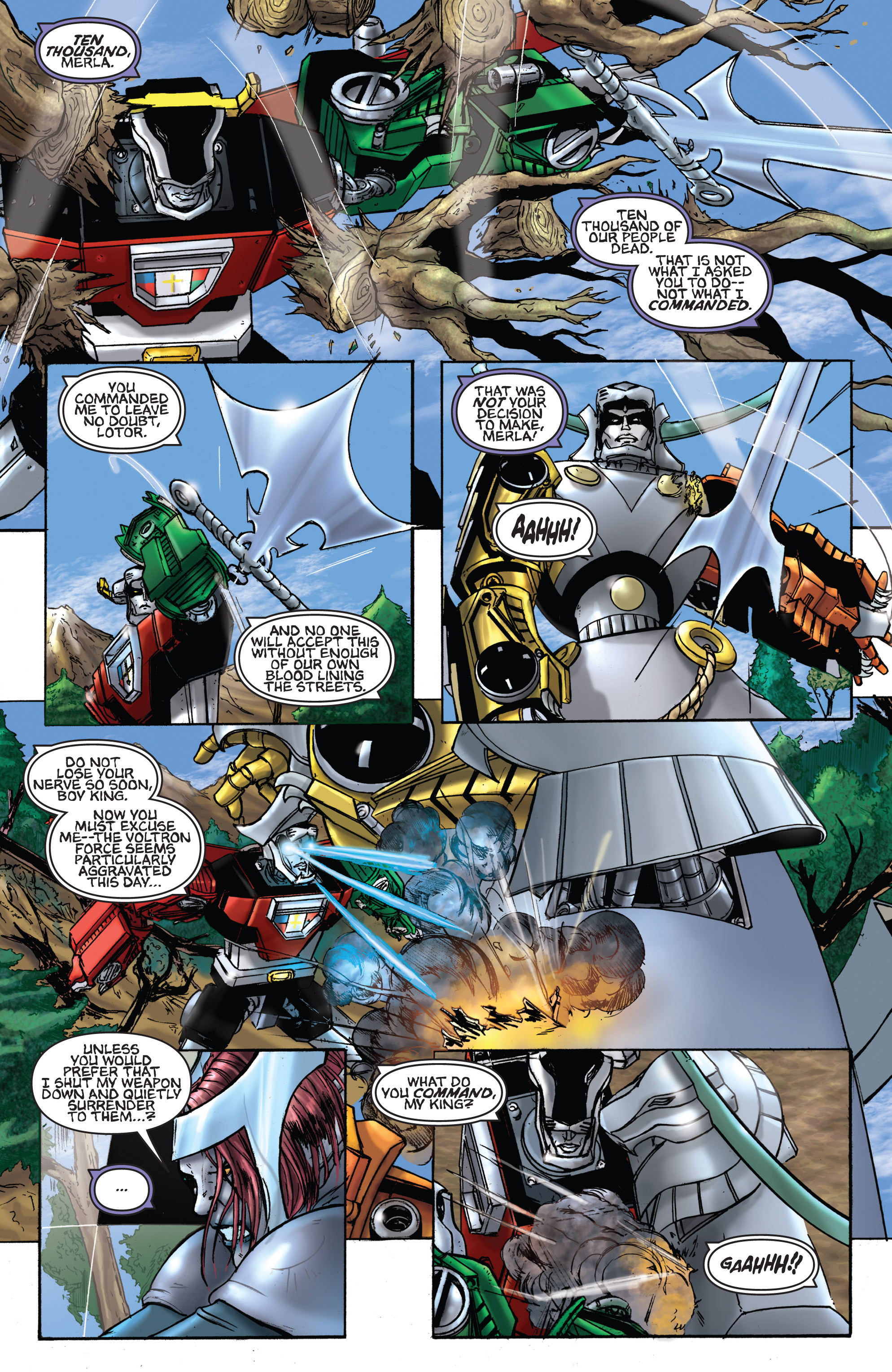 Read online Voltron comic -  Issue #10 - 14