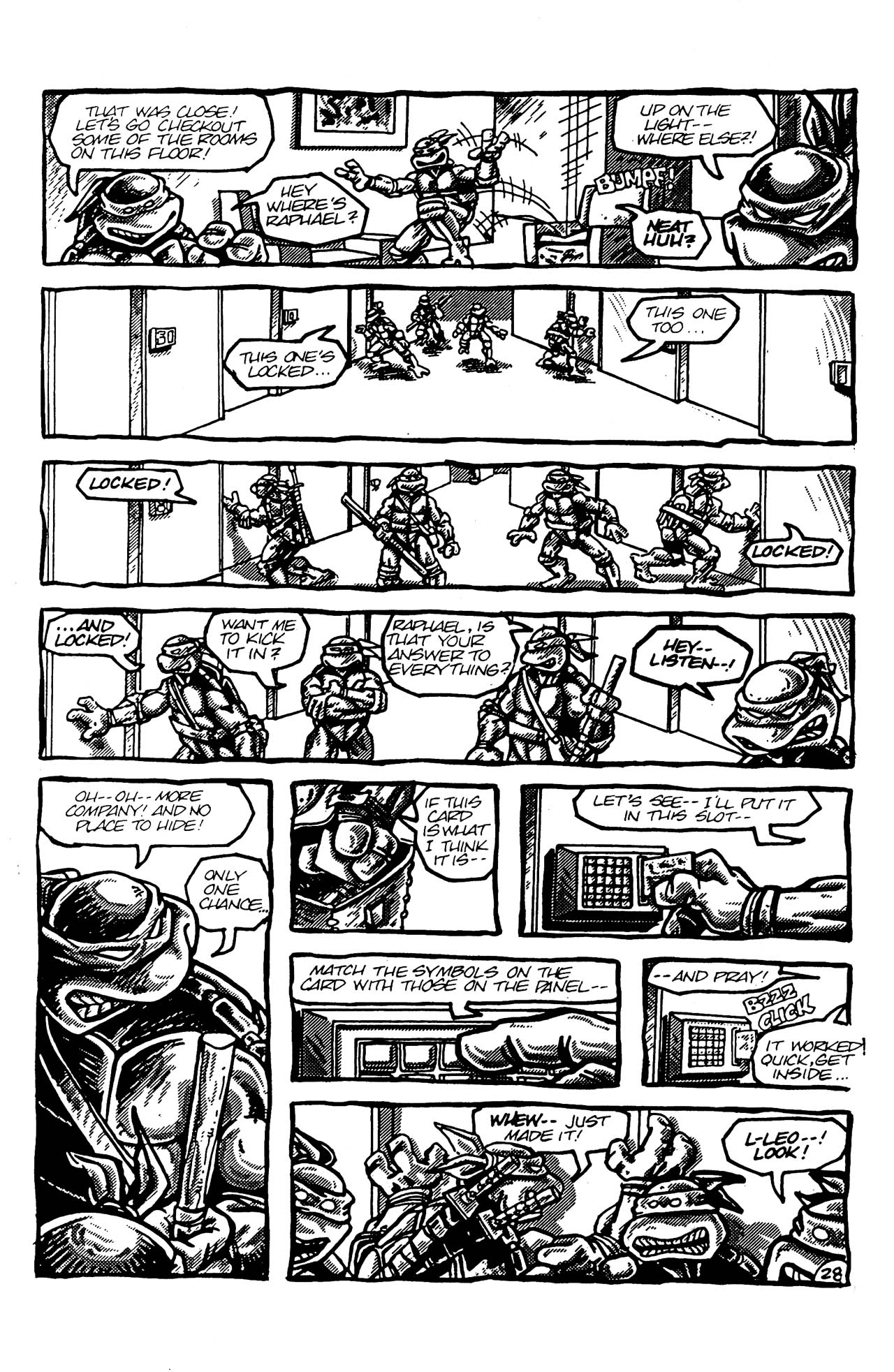 Teenage Mutant Ninja Turtles (1984) Issue #4 #4 - English 28