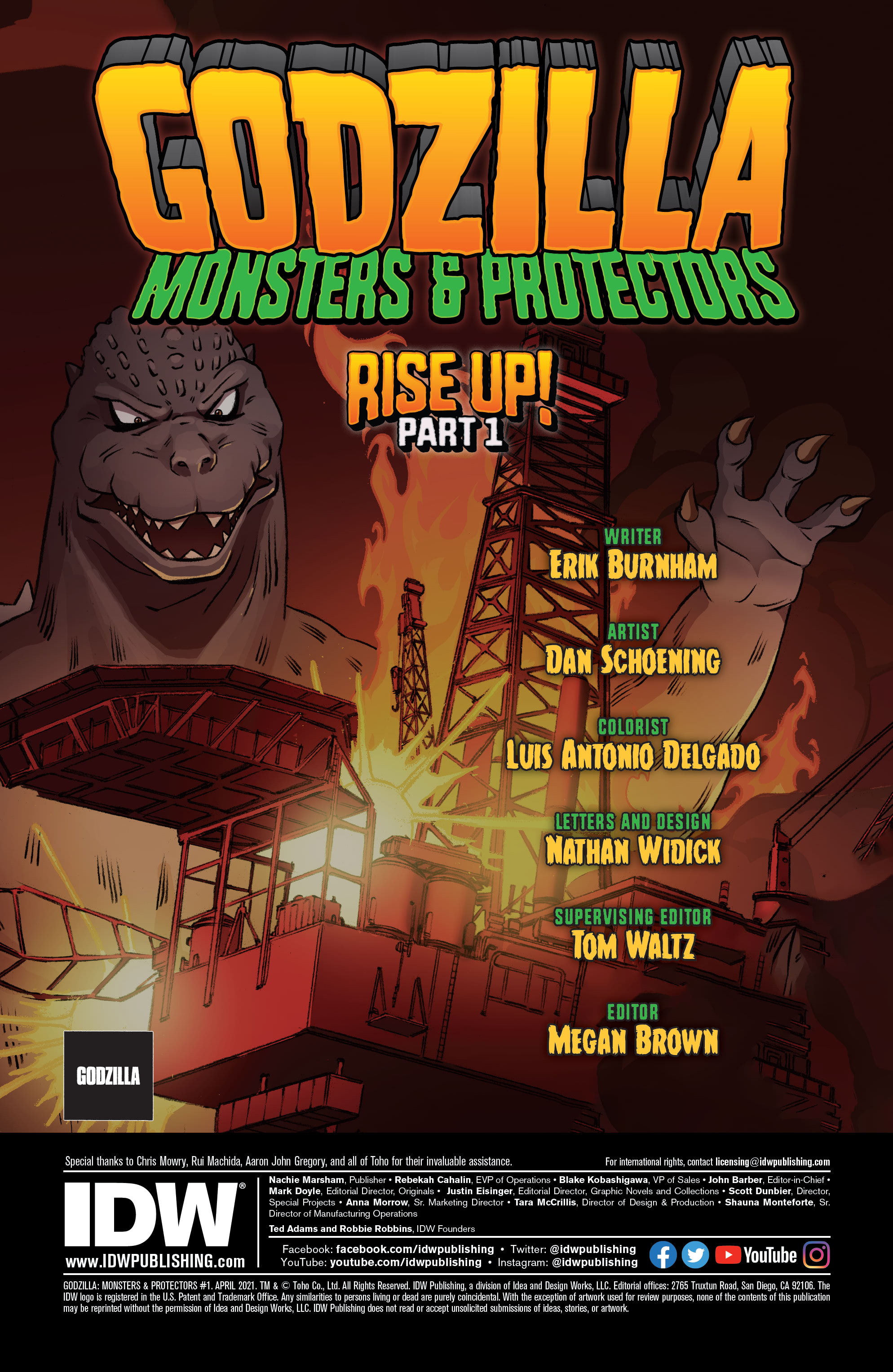 Read online Godzilla: Monsters & Protectors comic -  Issue #1 - 2
