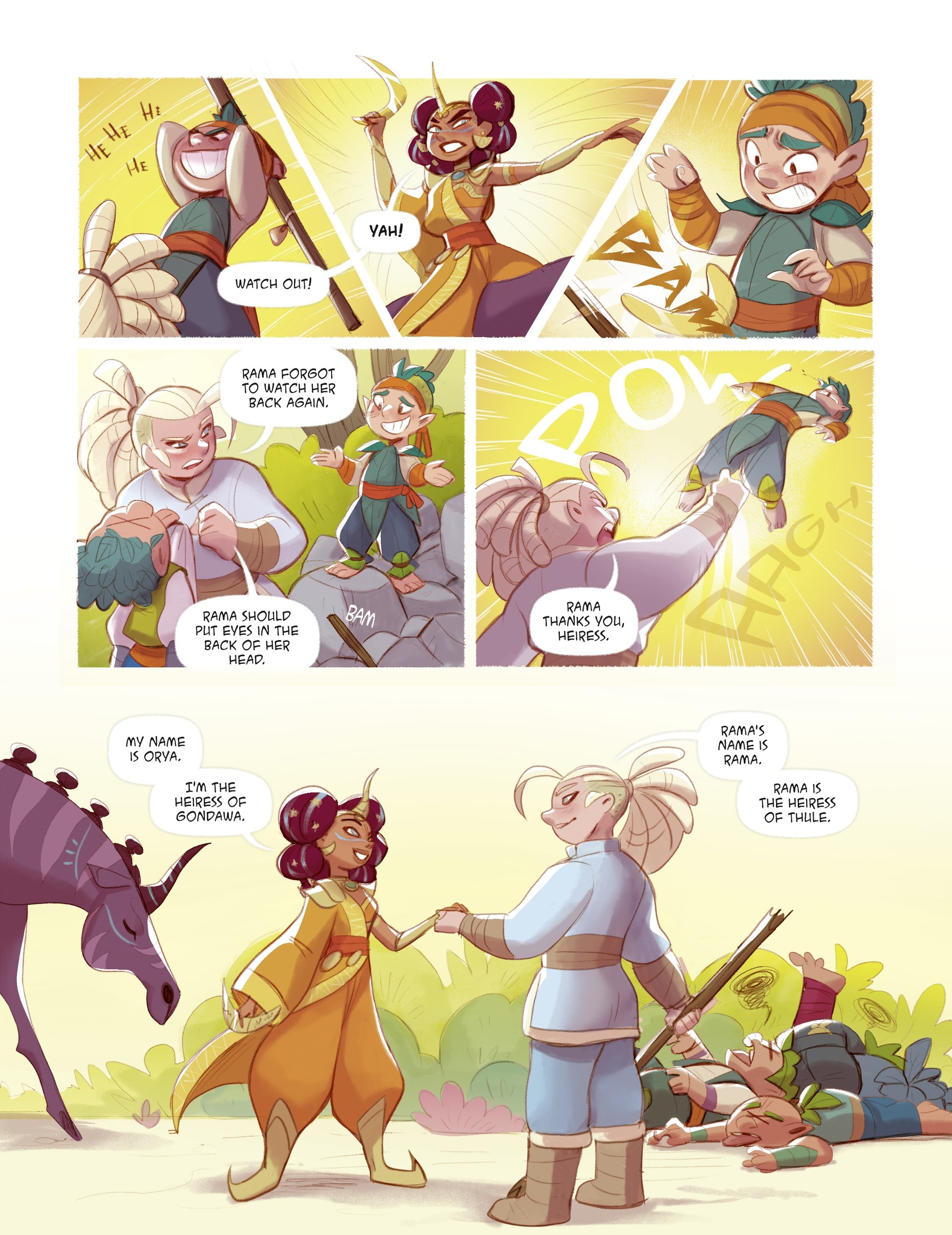 Read online The Unicorn Legacy: Call of the Goddess comic -  Issue # TPB - 58