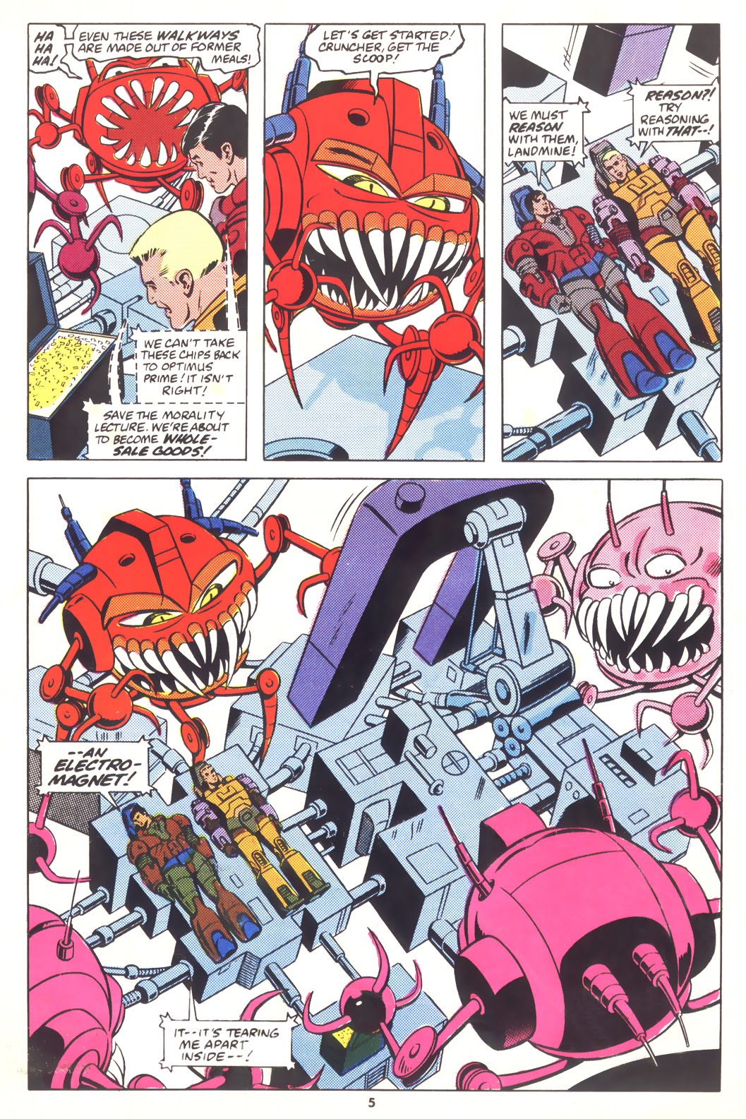 Read online The Transformers (UK) comic -  Issue #217 - 5