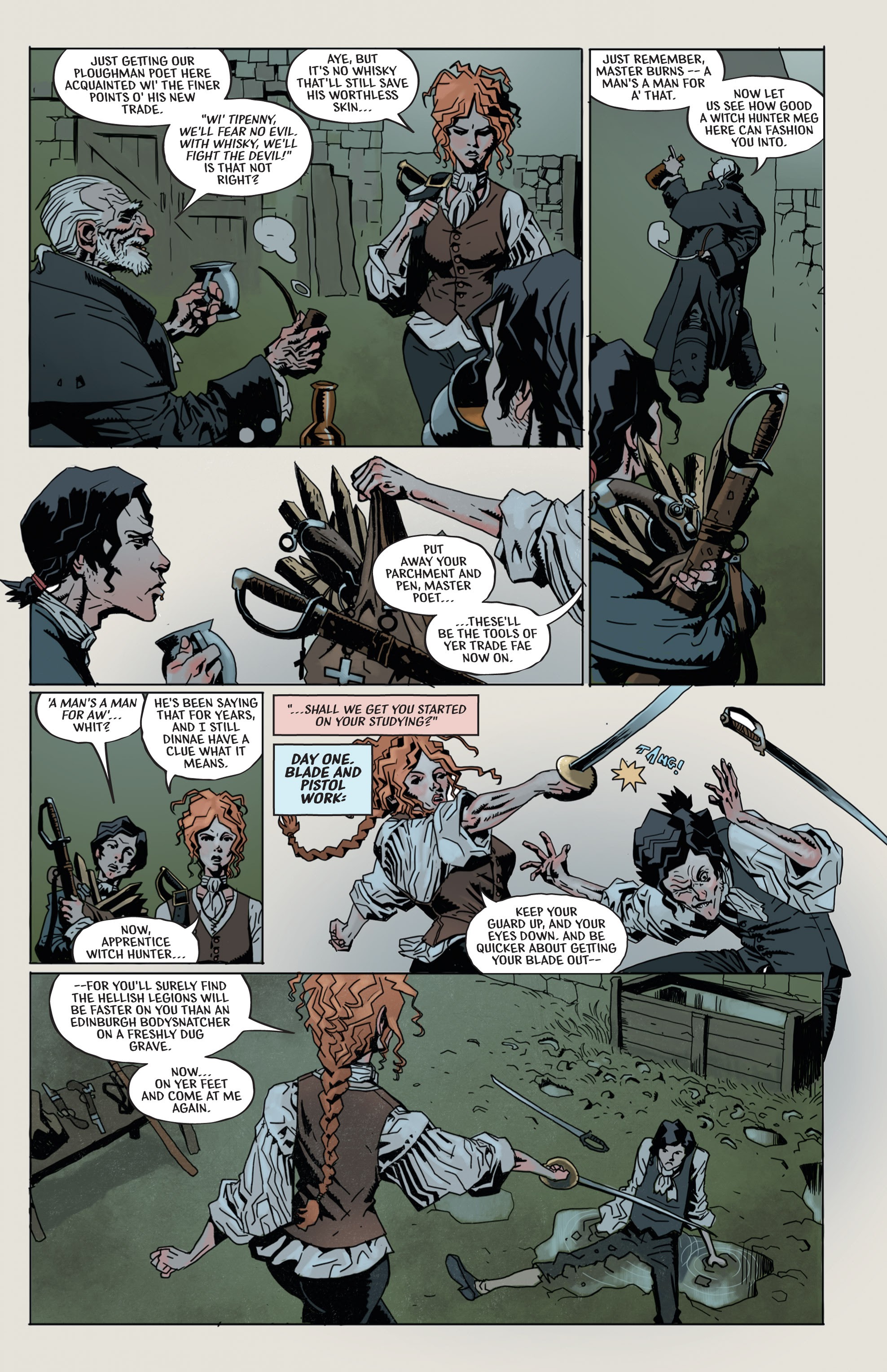 Read online Robbie Burns: Witch Hunter comic -  Issue # TPB - 44