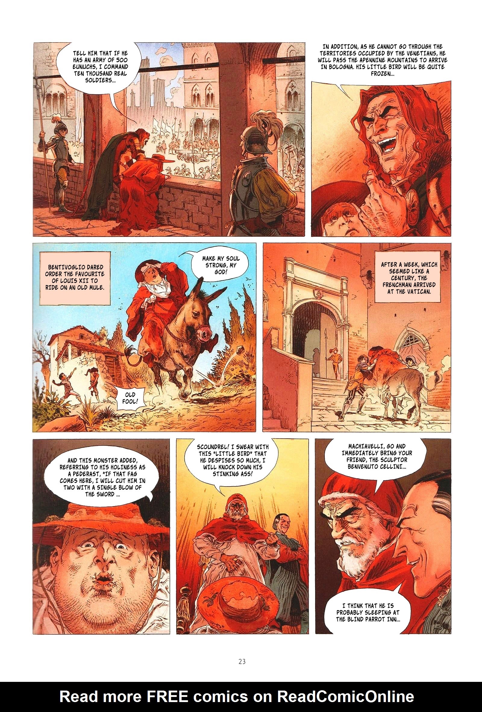 Read online The Terrible Pope comic -  Issue #2 - 23