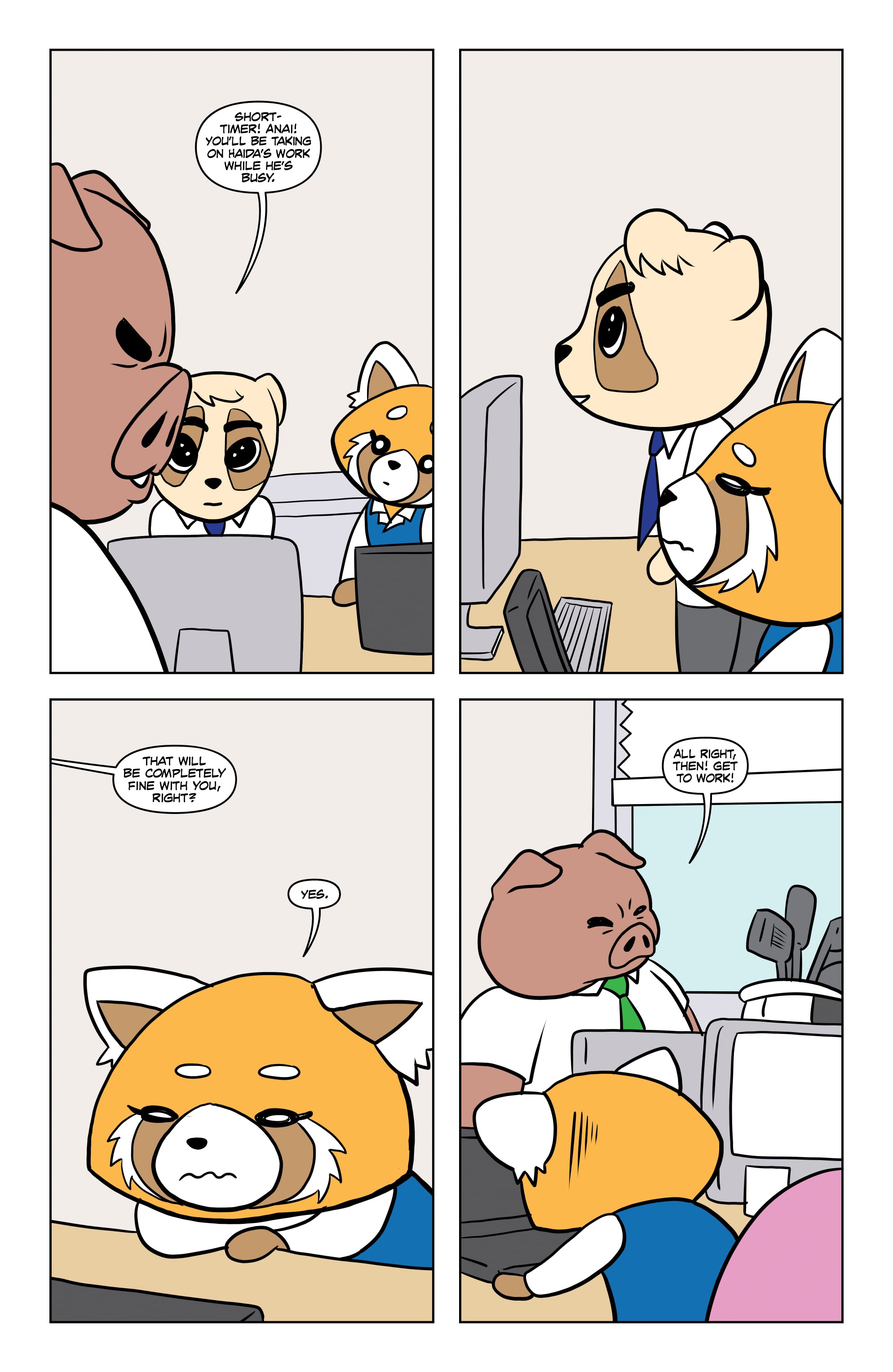 Read online Aggretsuko: Meet Her World comic -  Issue #1 - 6