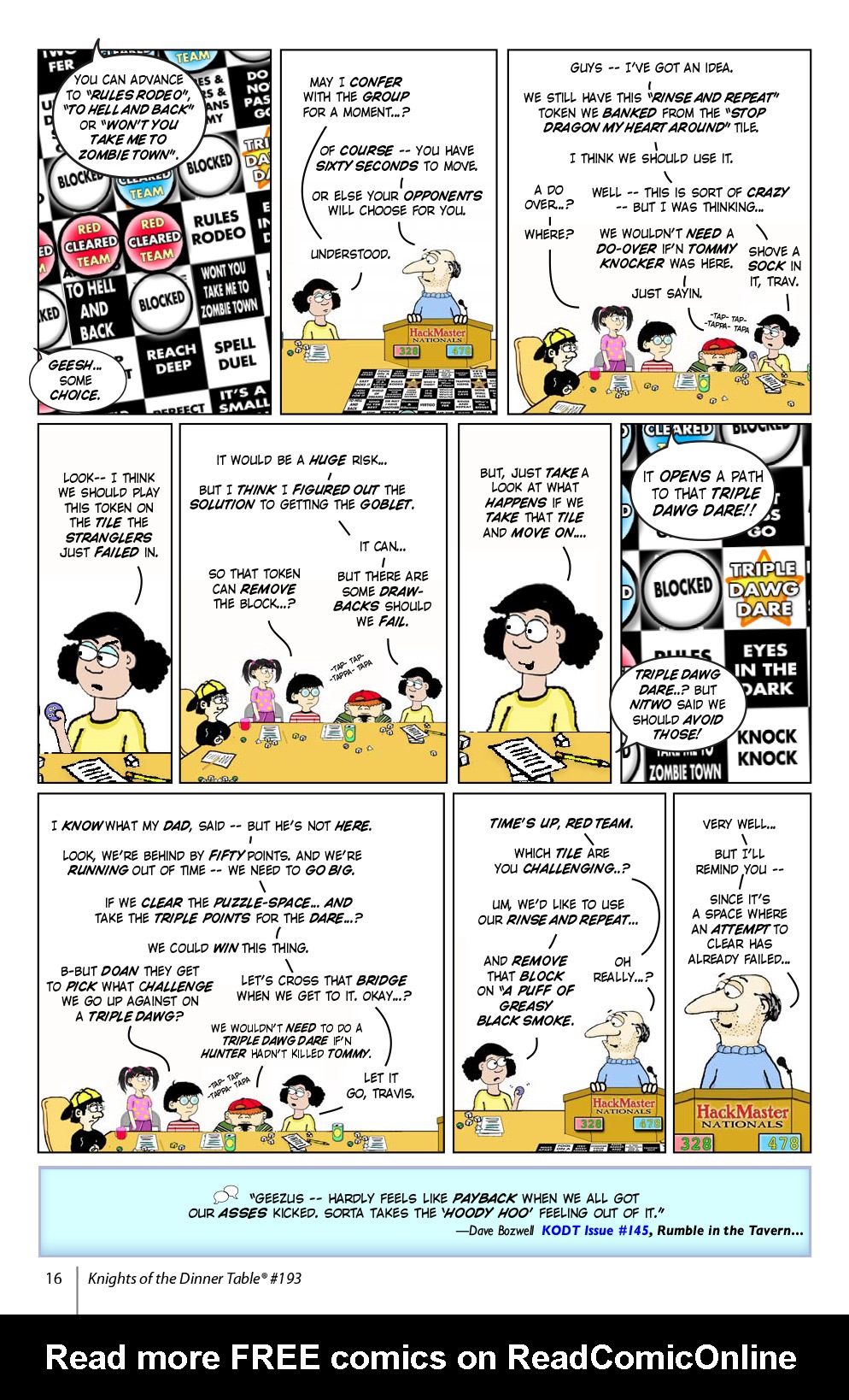 Read online Knights of the Dinner Table comic -  Issue #193 - 18