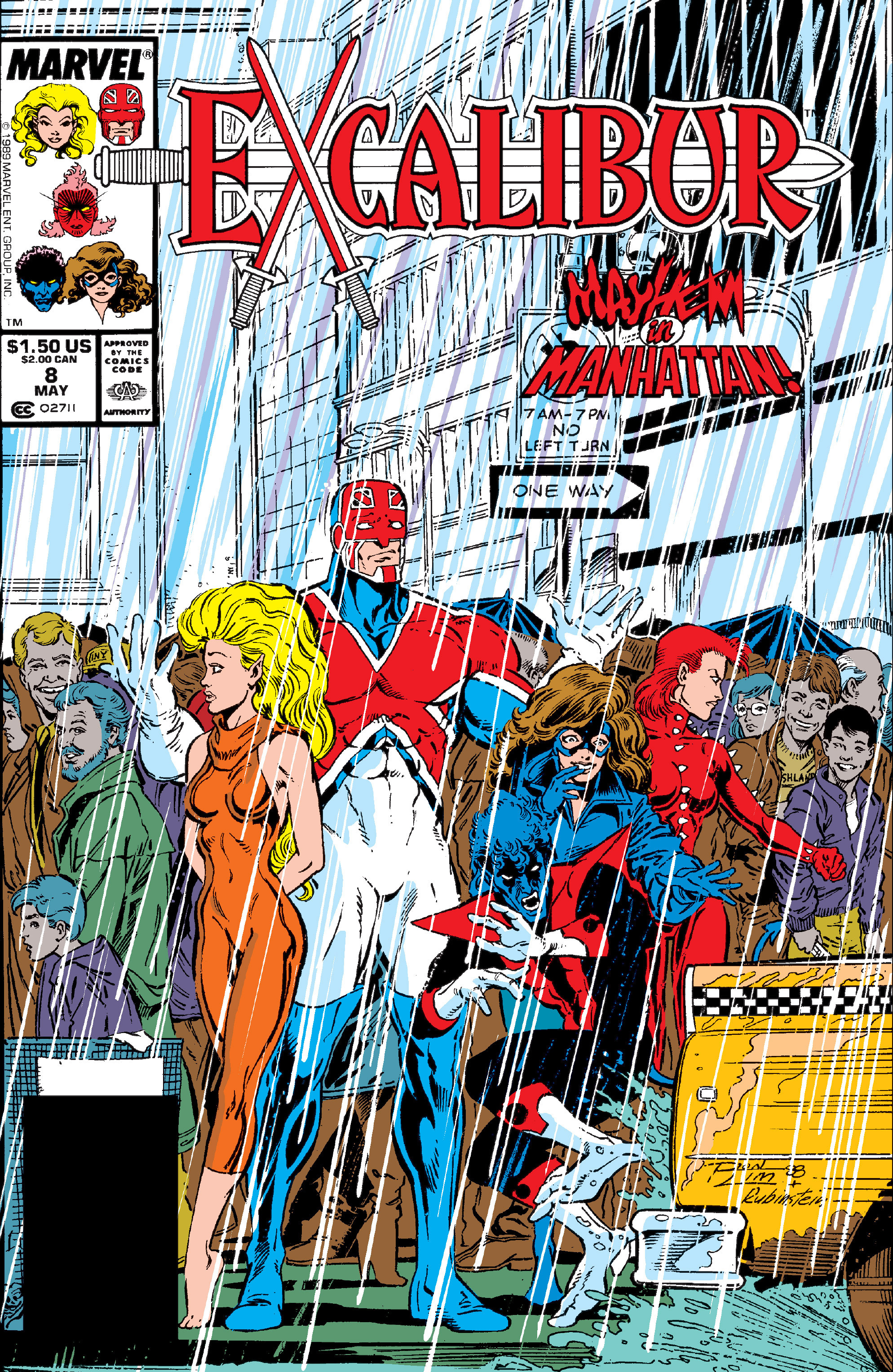 Read online Excalibur (1988) comic -  Issue #8 - 1