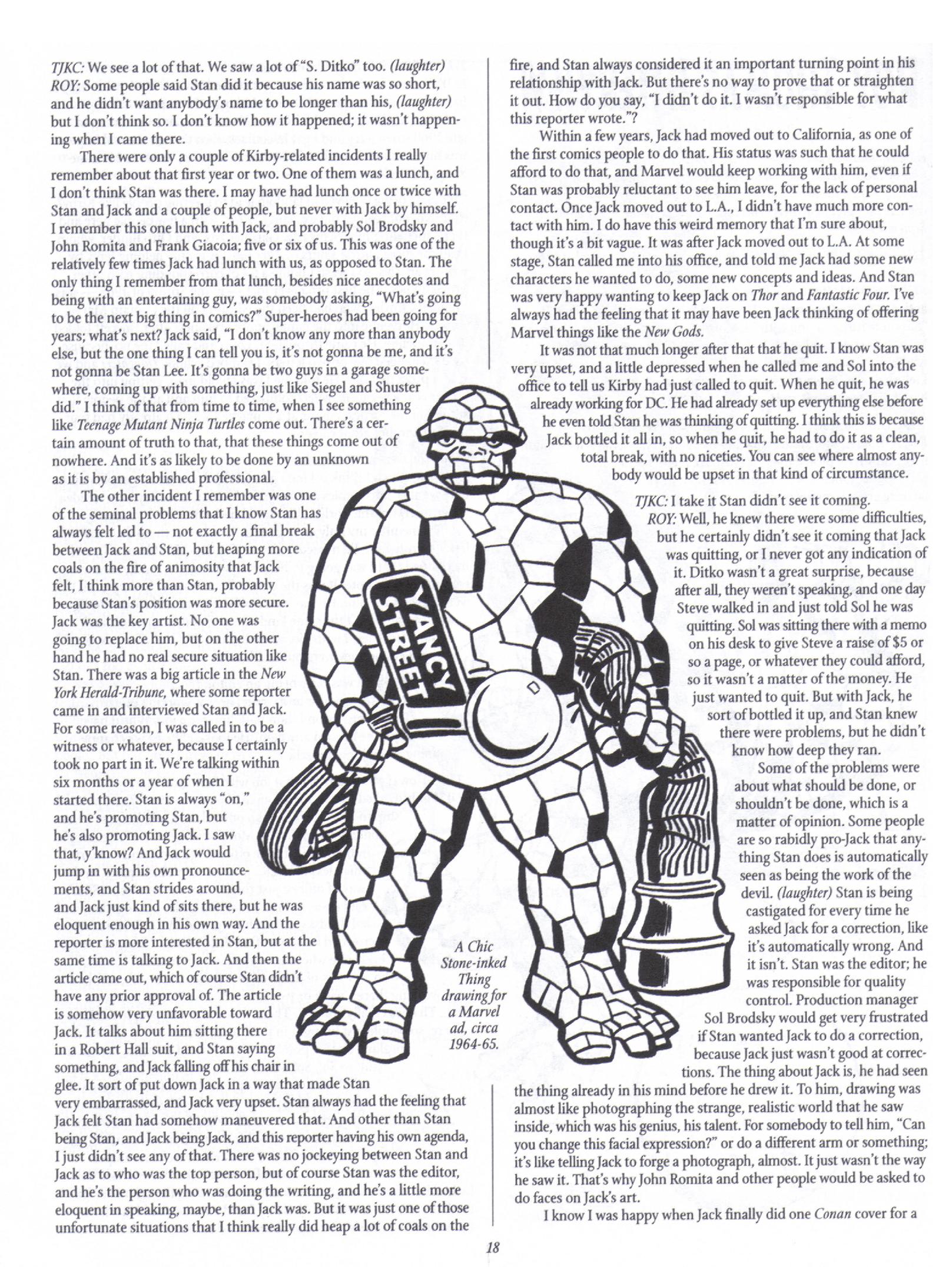 Read online The Jack Kirby Collector comic -  Issue #18 - 18