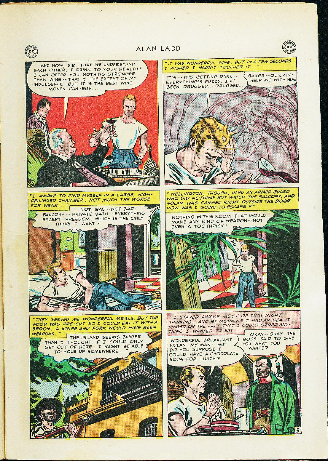 Read online Adventures of Alan Ladd comic -  Issue #1 - 7