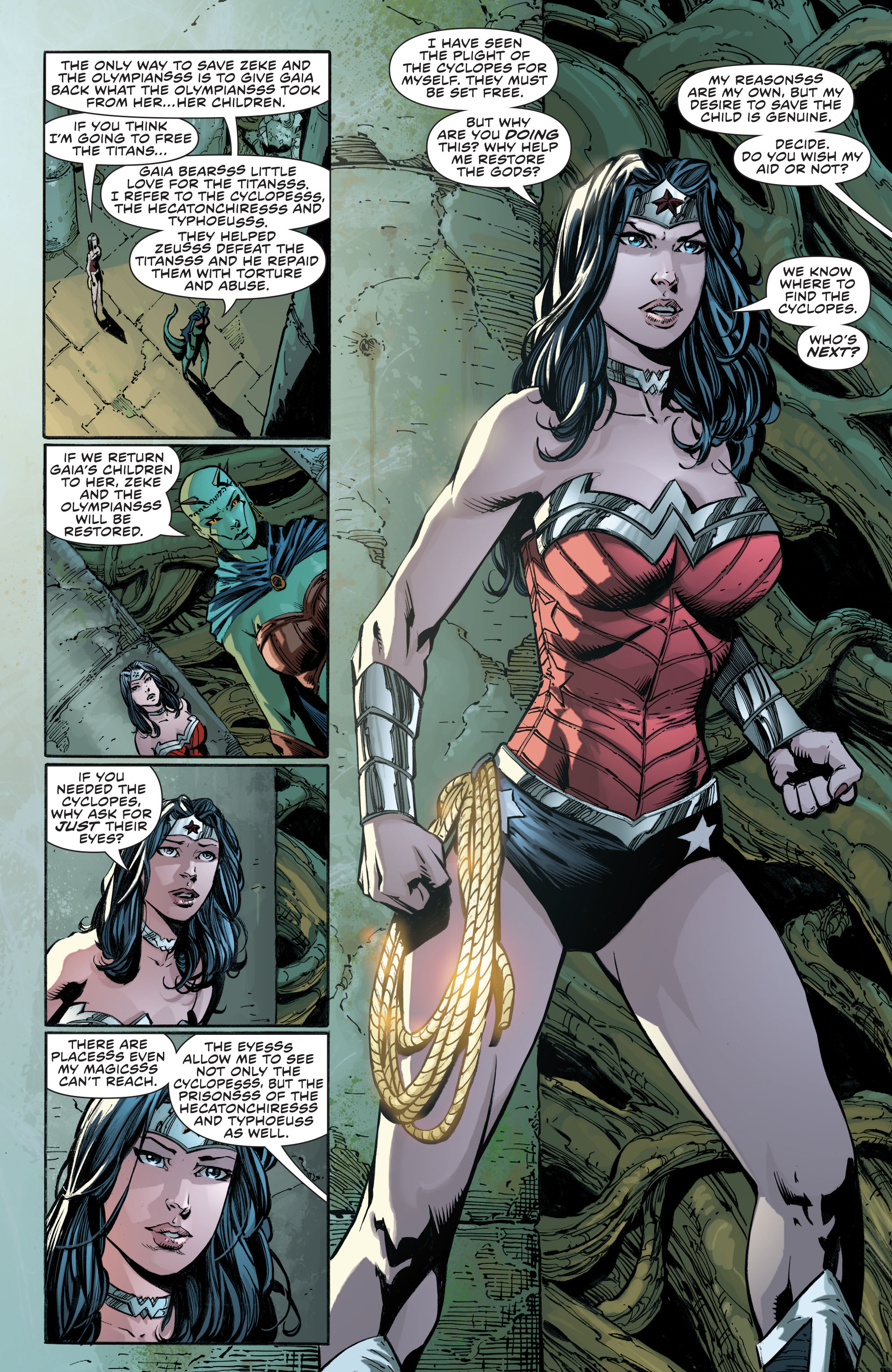 Read online Wonder Woman (2011) comic -  Issue #50 - 16