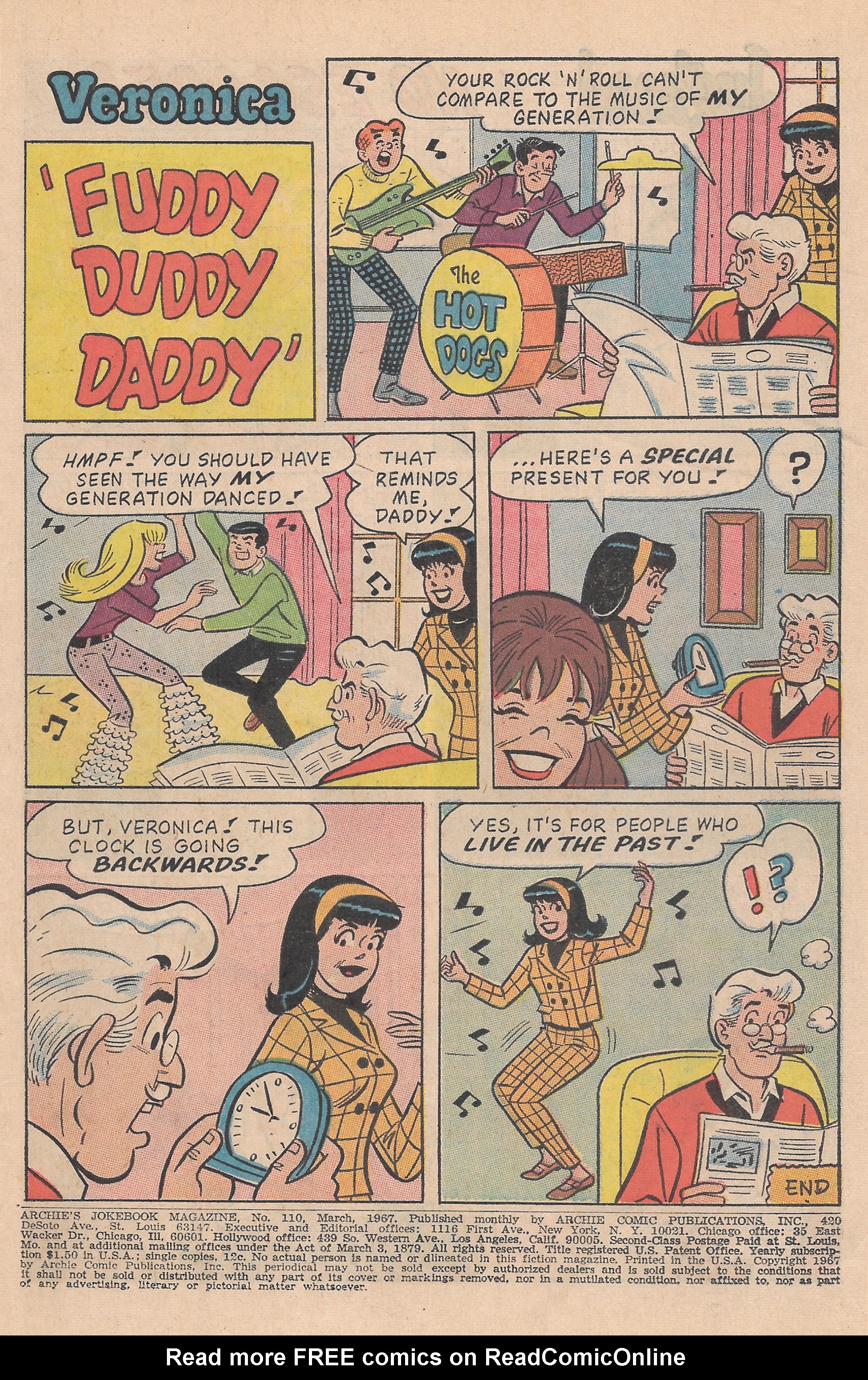 Read online Archie's Joke Book Magazine comic -  Issue #110 - 3
