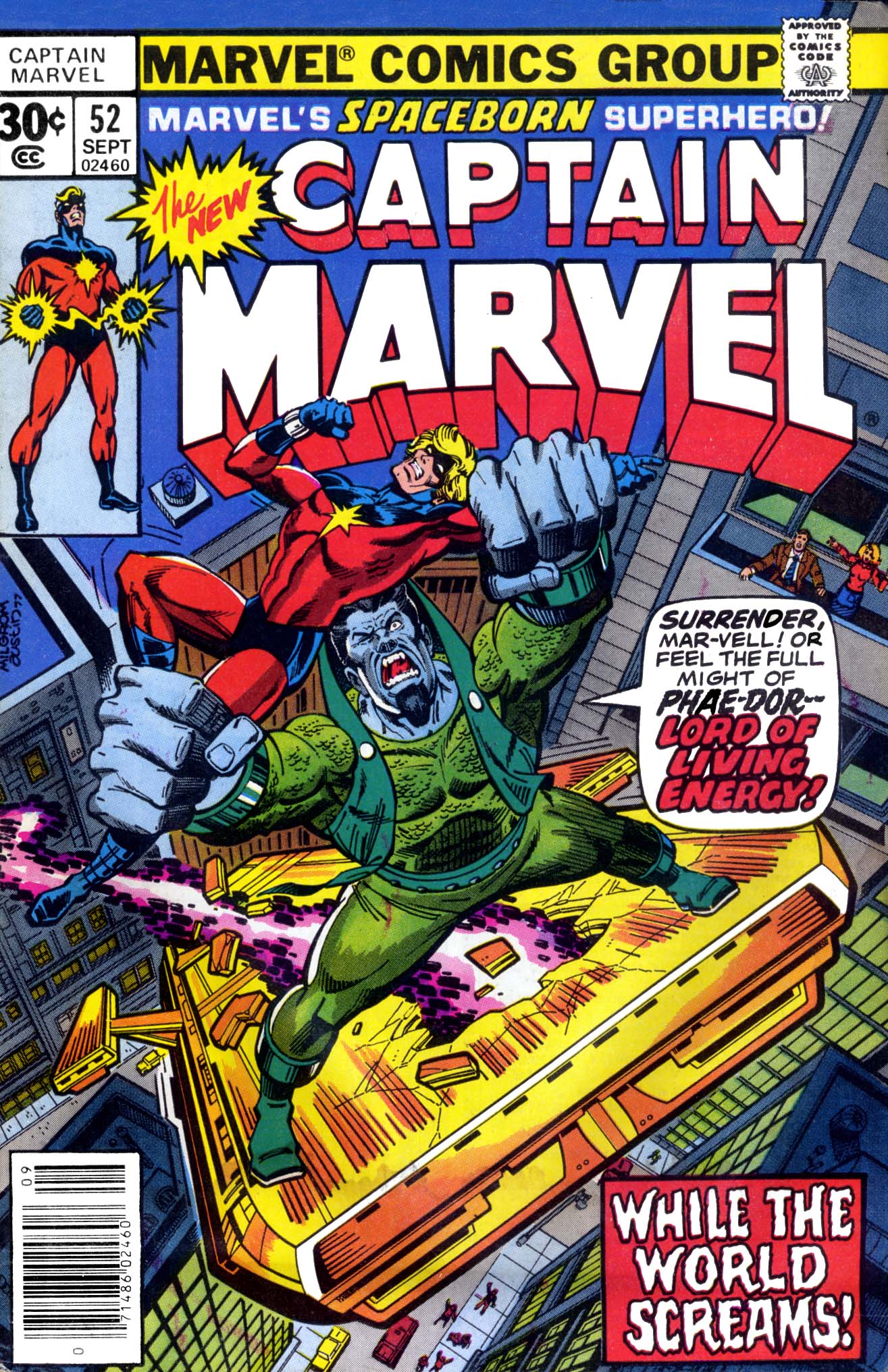Read online Captain Marvel (1968) comic -  Issue #52 - 1