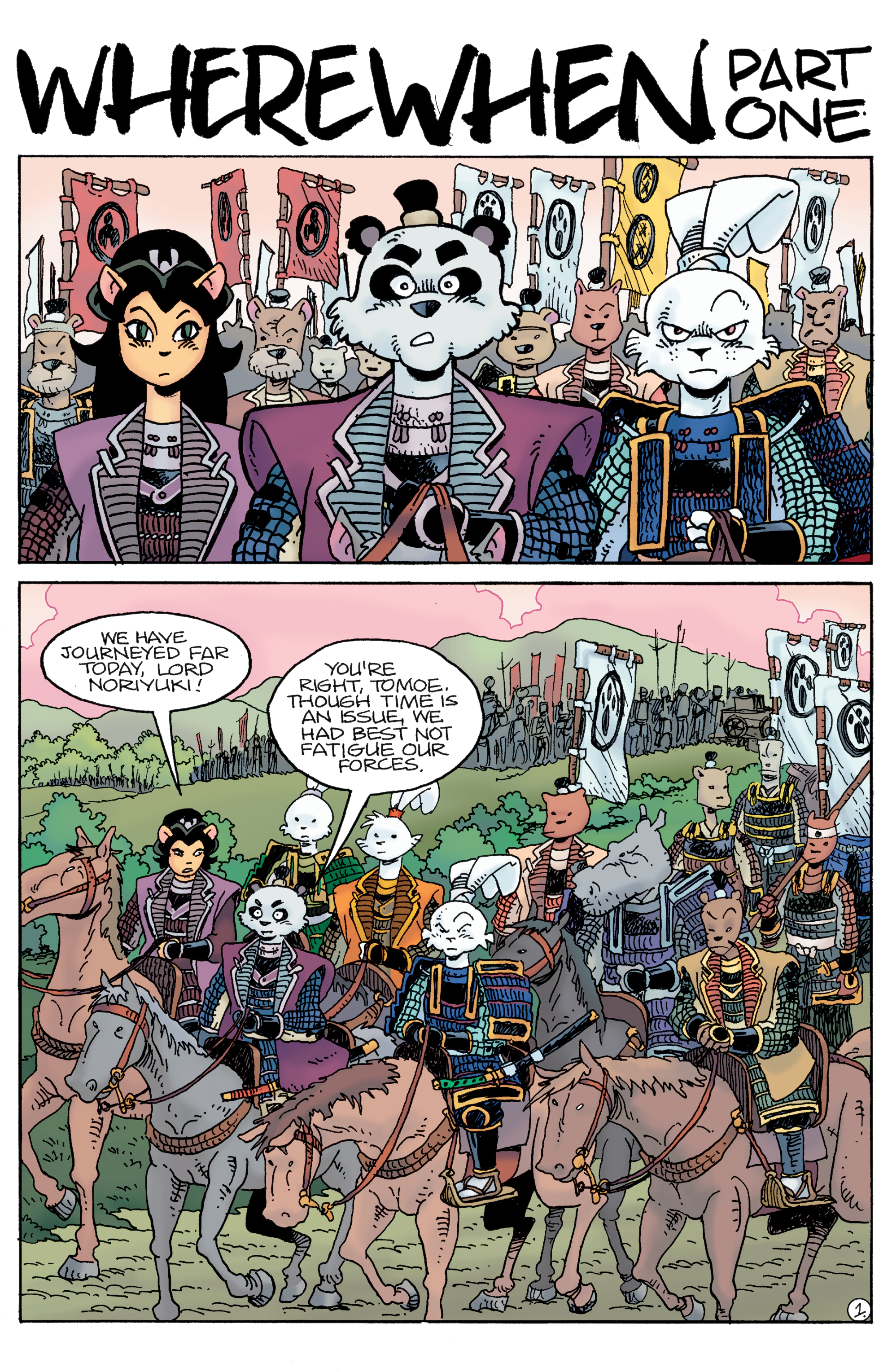 Read online Teenage Mutant Ninja Turtles/Usagi Yojimbo: WhereWhen comic -  Issue #1 - 3