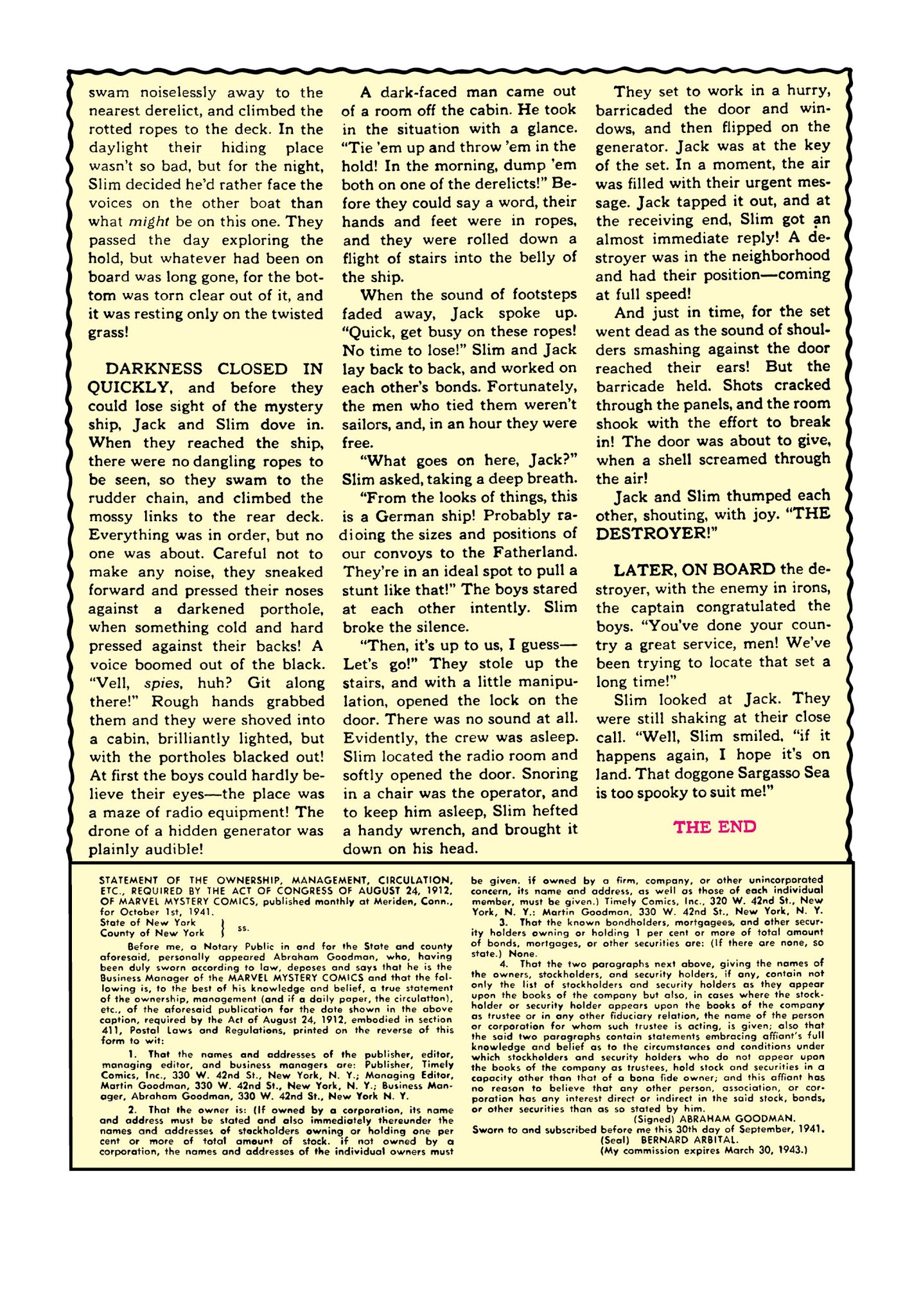 Read online Marvel Masterworks: Golden Age Marvel Comics comic -  Issue # TPB 7 (Part 3) - 48