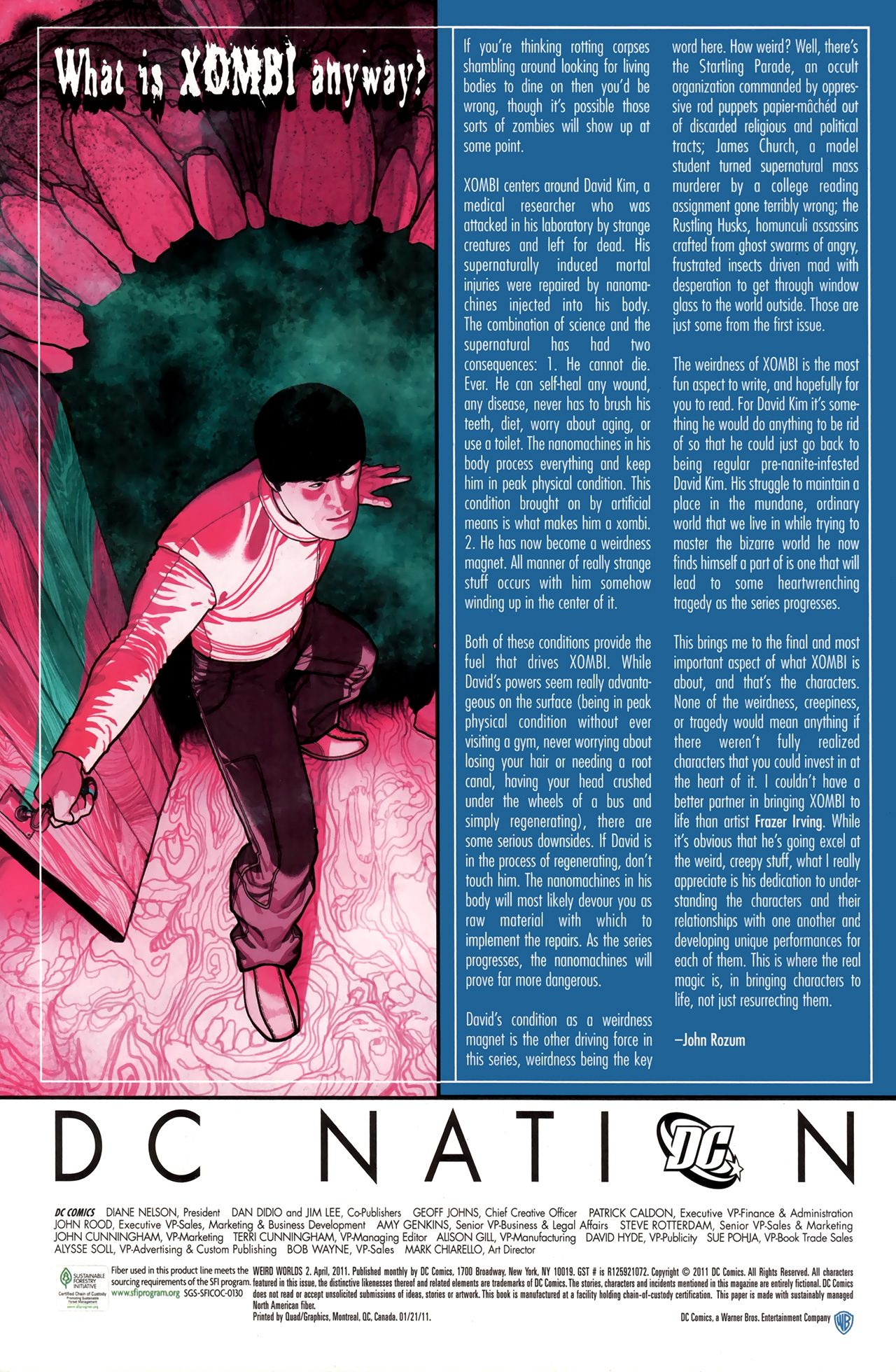 Read online Weird Worlds (2011) comic -  Issue #2 - 32