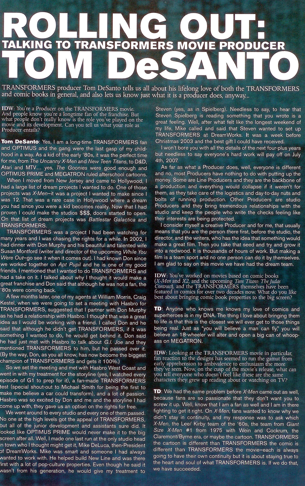 Read online Transformers: The Movie Adaptation comic -  Issue #1 - 29